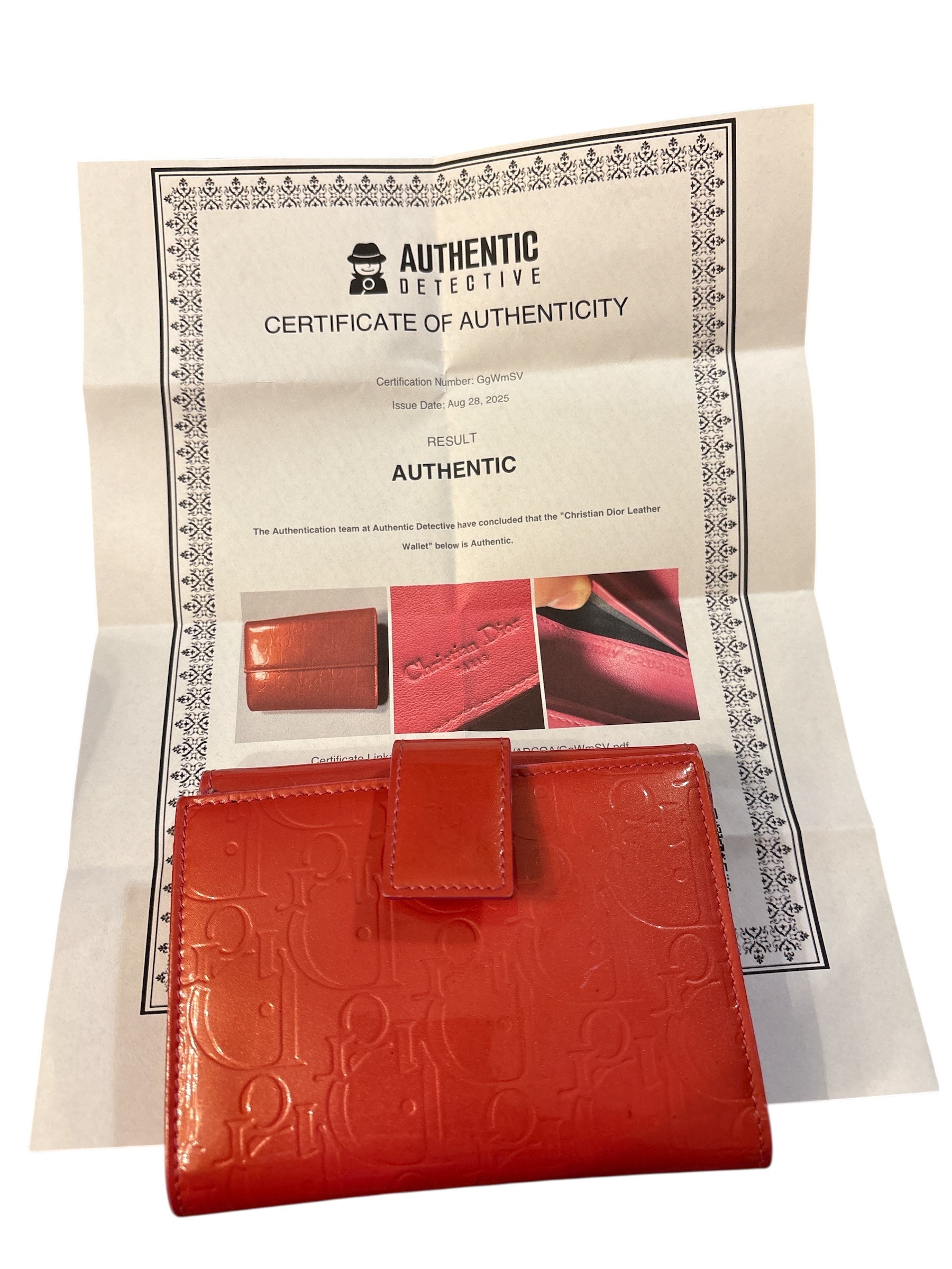 Christian Dior Leather Wallet