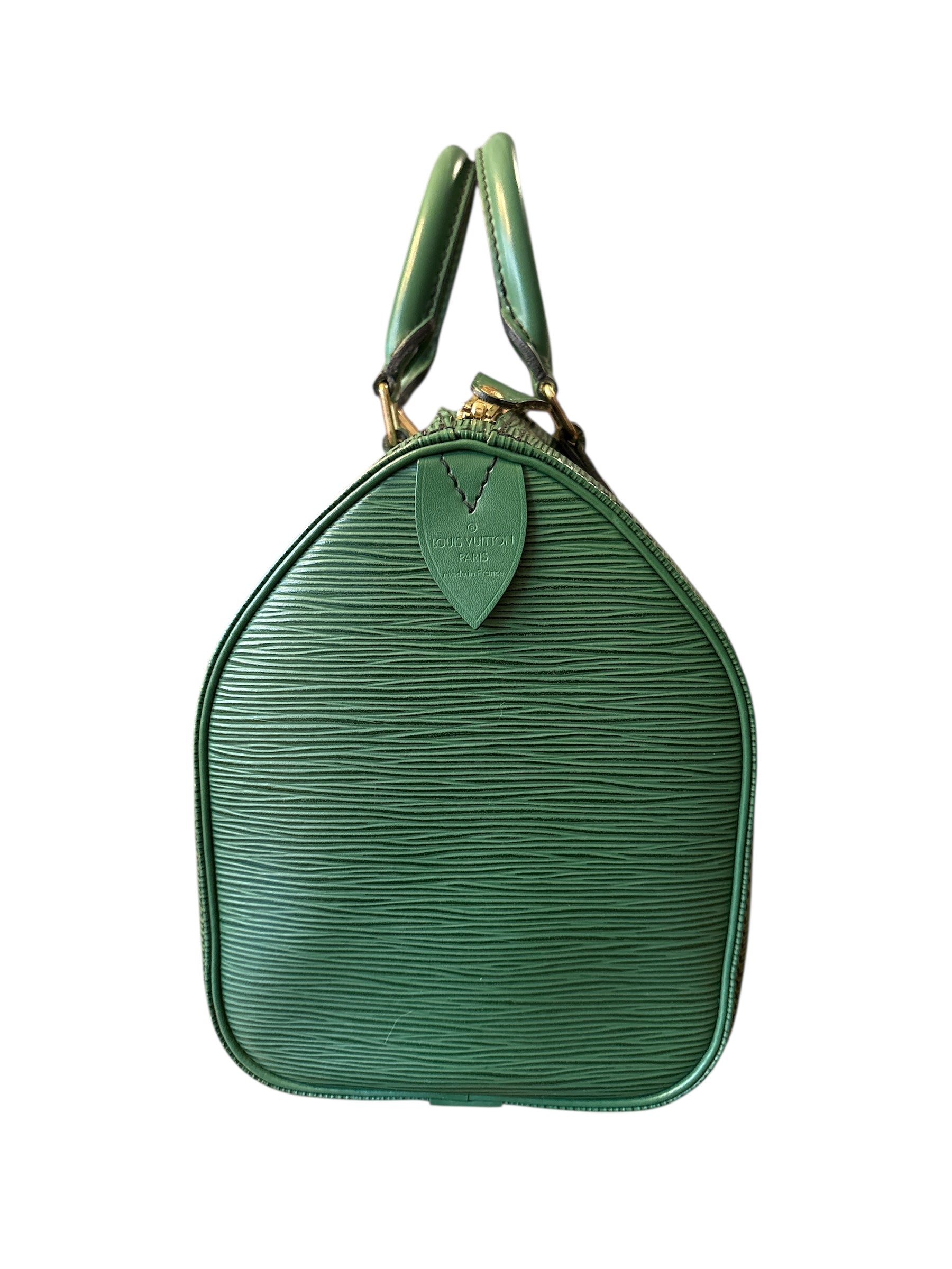 Louis Vuitton Green Epi Leather Speedy.
