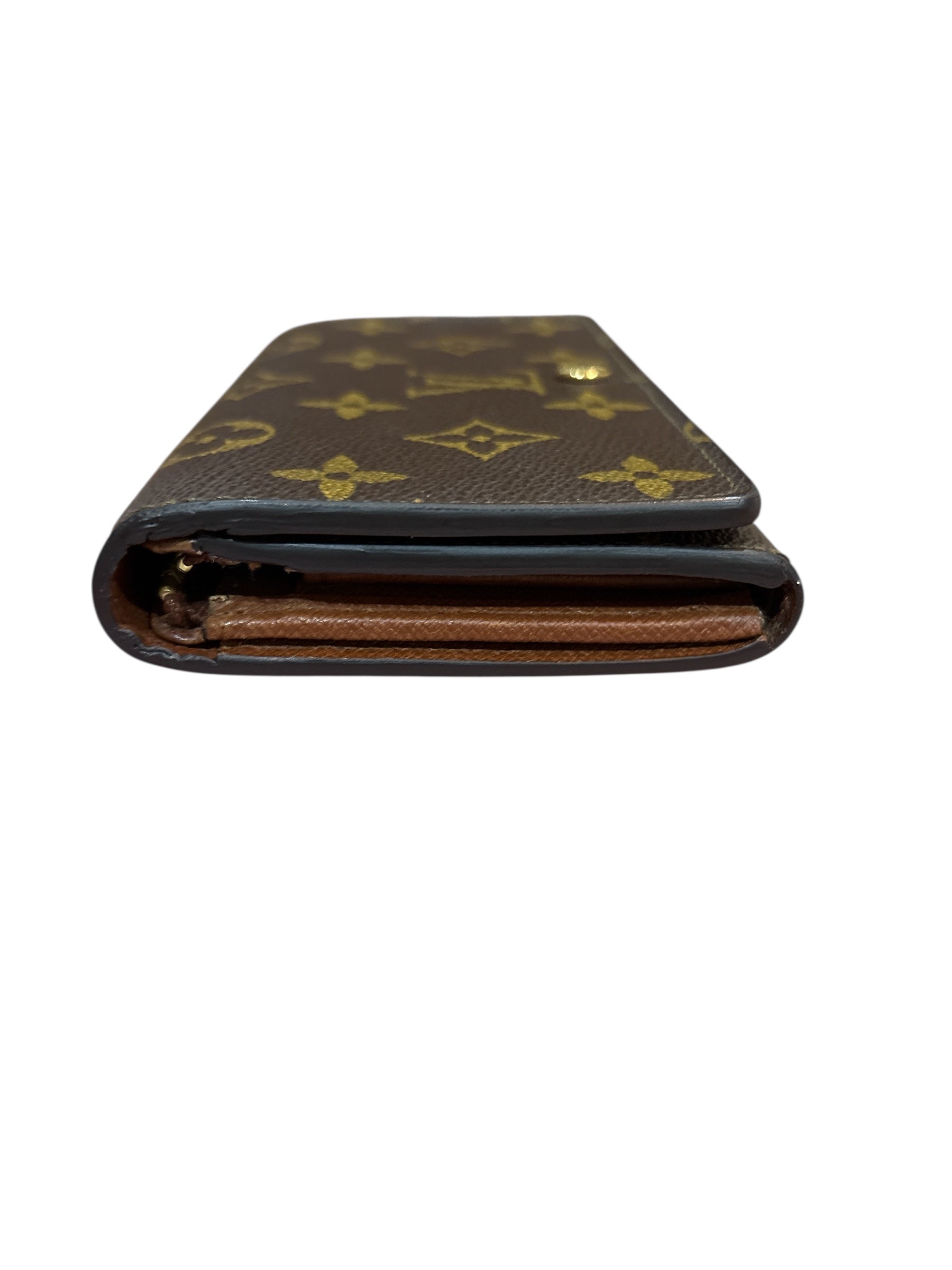 Louis Vuitton Monogram Porte Monnaie Tresor Wallet.