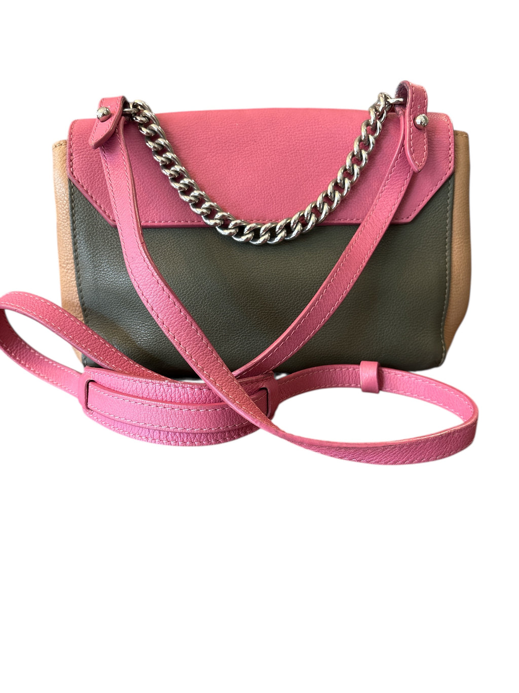 Louis Vuitton Lockme II Handbag leather BB Pink.