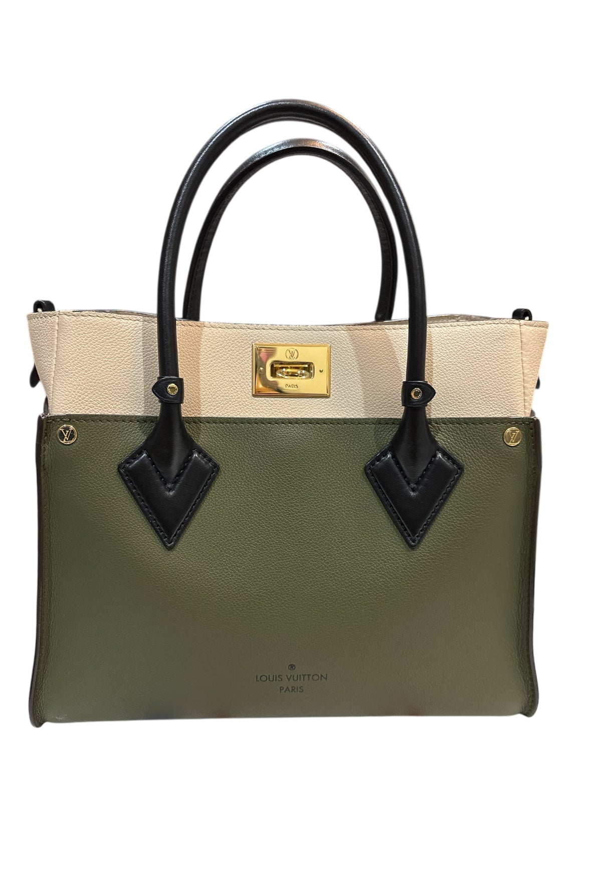 Louis Vuitton On My Side MM Monogram Tote Bag.