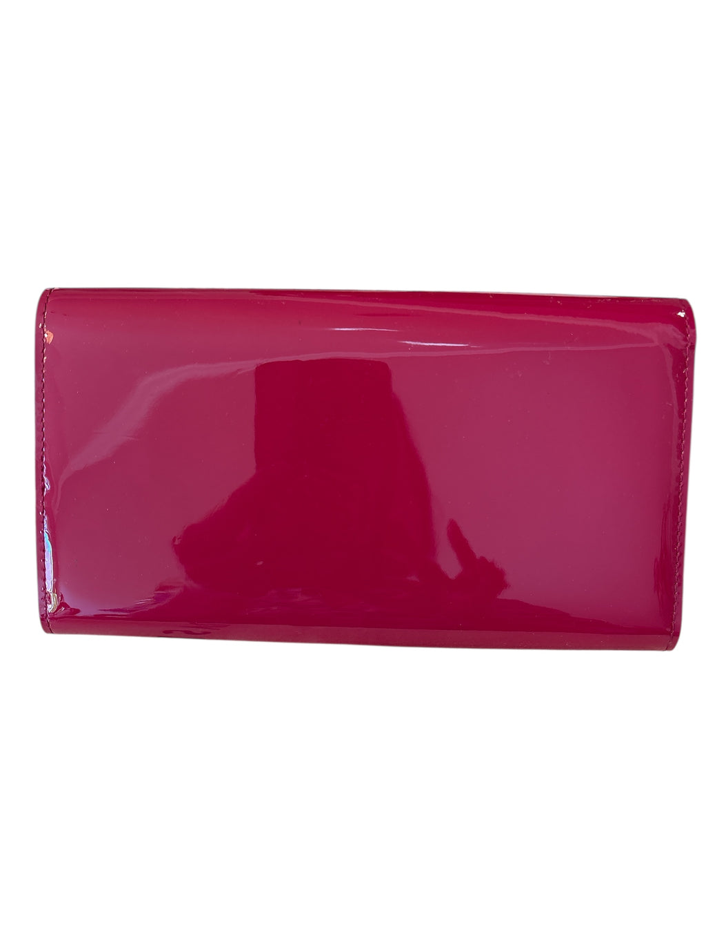 Louis Vuitton Paten Leather Clutch Bag.