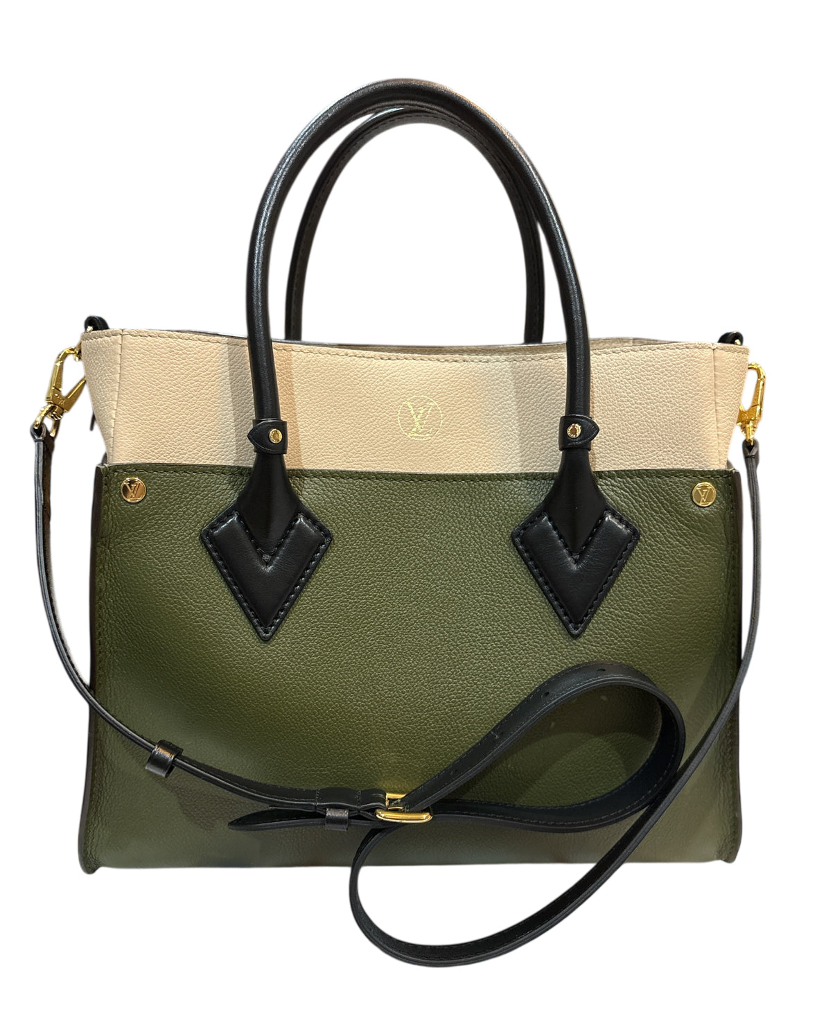 Louis Vuitton On My Side MM Monogram Tote Bag.