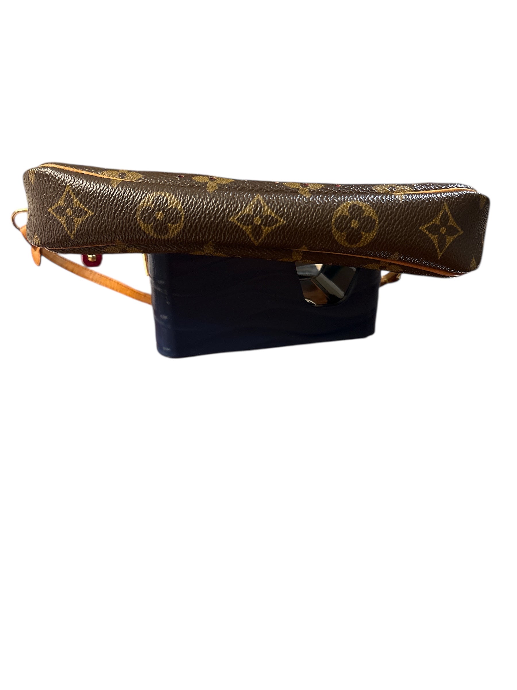 Supper Rare Grail Louis Vuitton Pochette Perforated Fuschia.