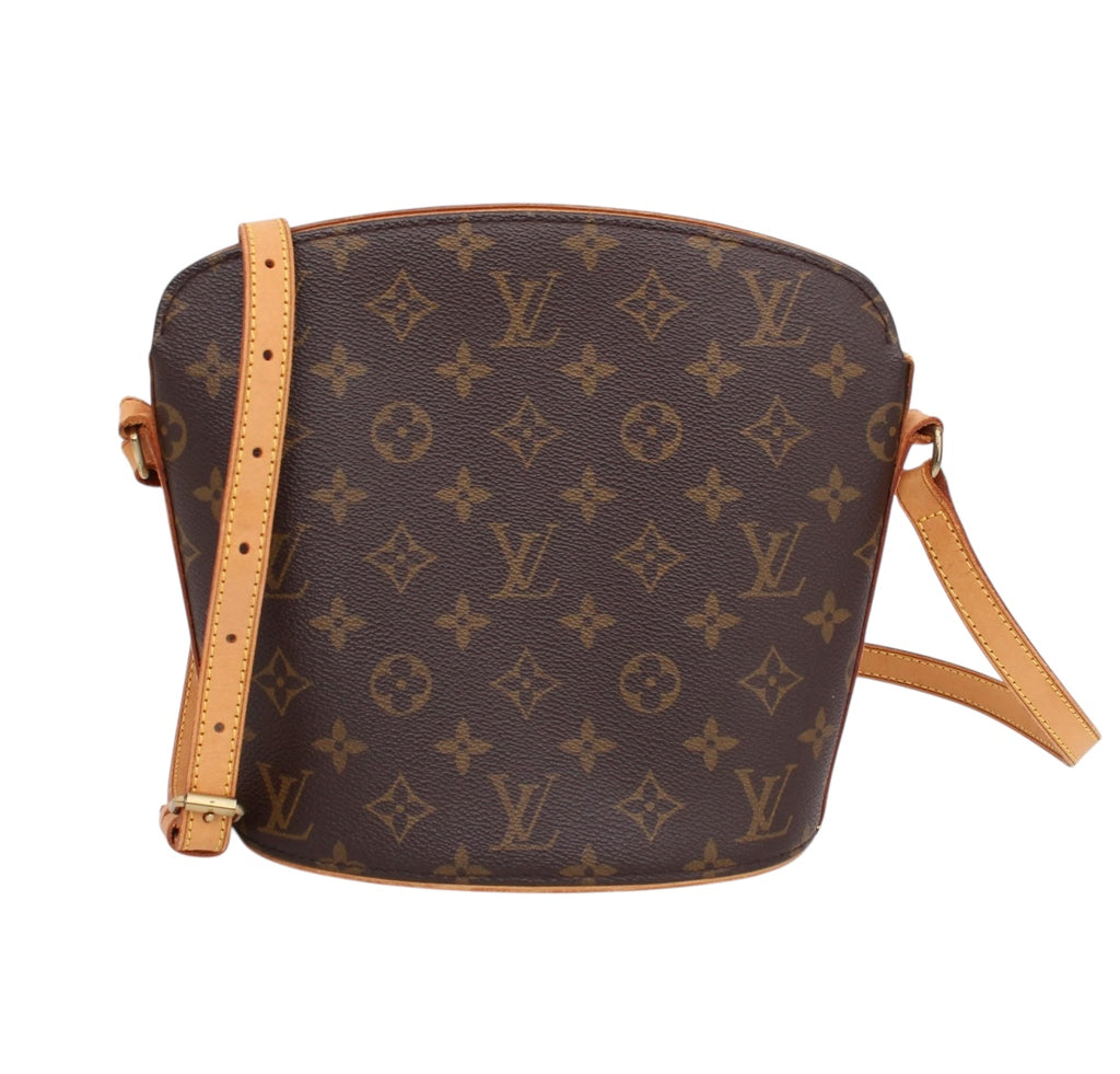 Louis Vuitton Drouot Monogram Shoulder Bag.