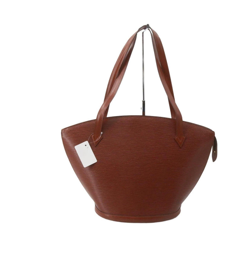 Louis Vuitton Epi Brown Leather Saint Jacques Handbag.