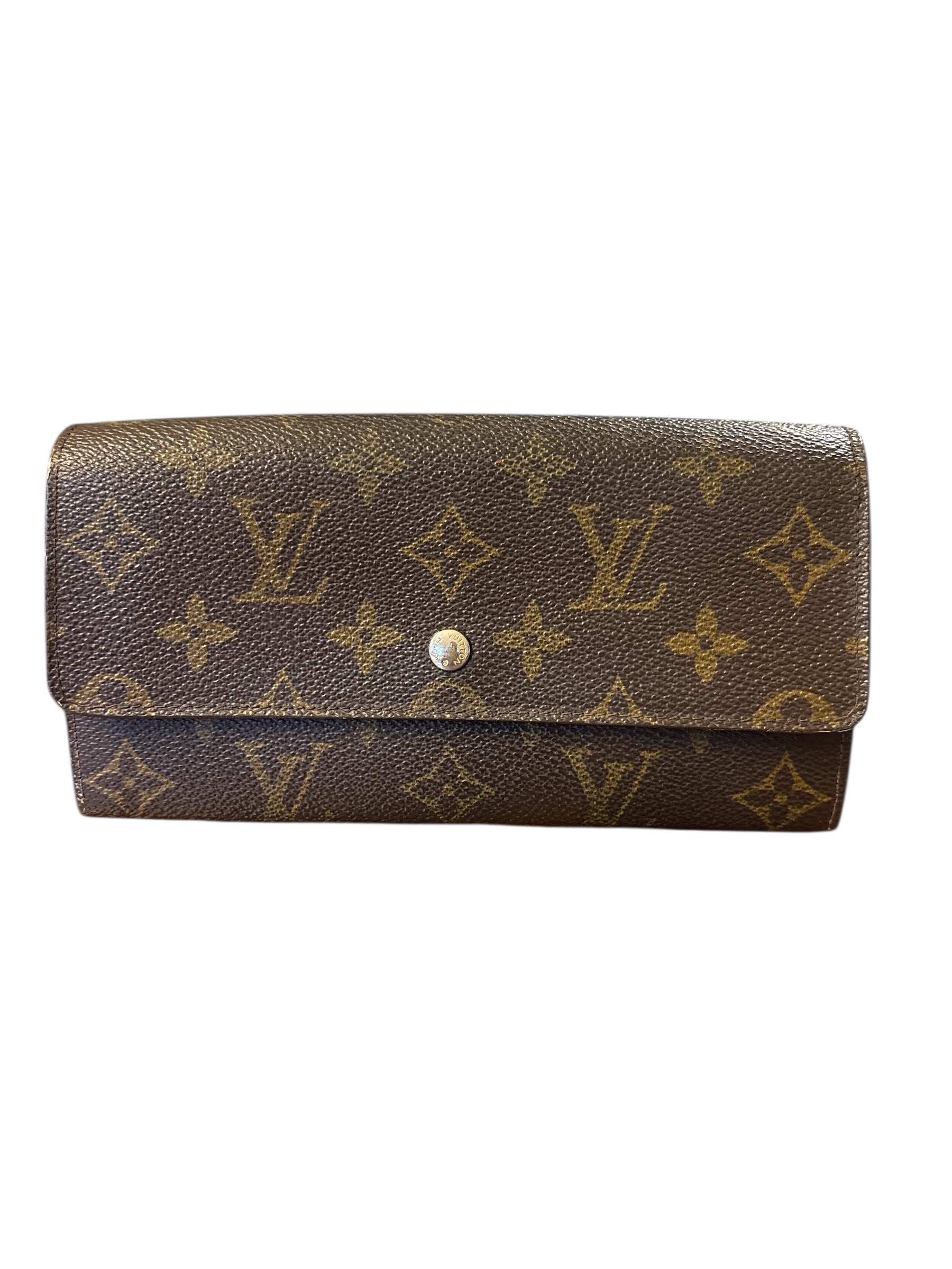 Louis Vuitton Monogram Sarah Wallet.