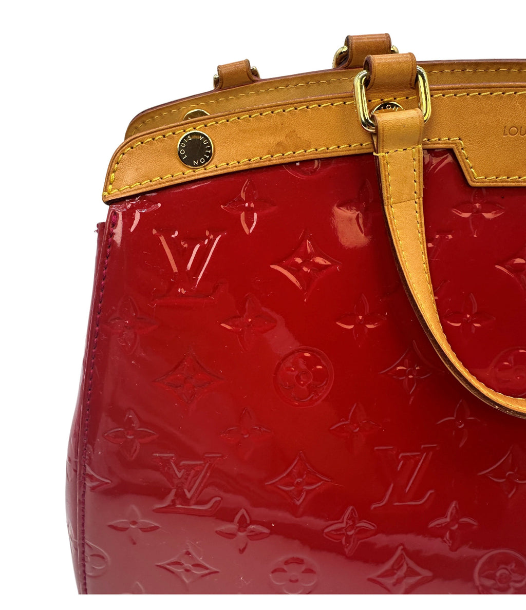 Louis Vuitton Monogram Vernis Brea Handle Bag.