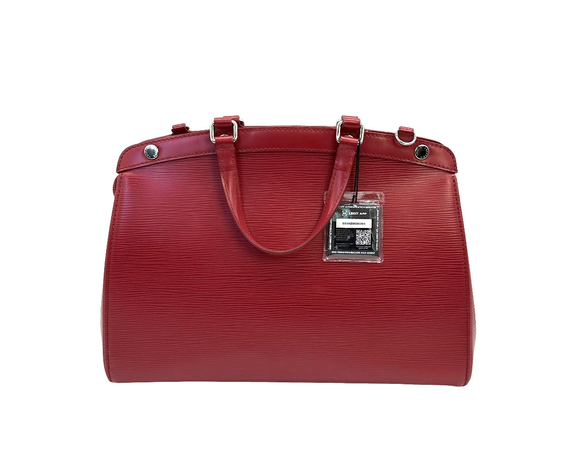 Louis Vuiton Epi Leather Brea MM Rubis.