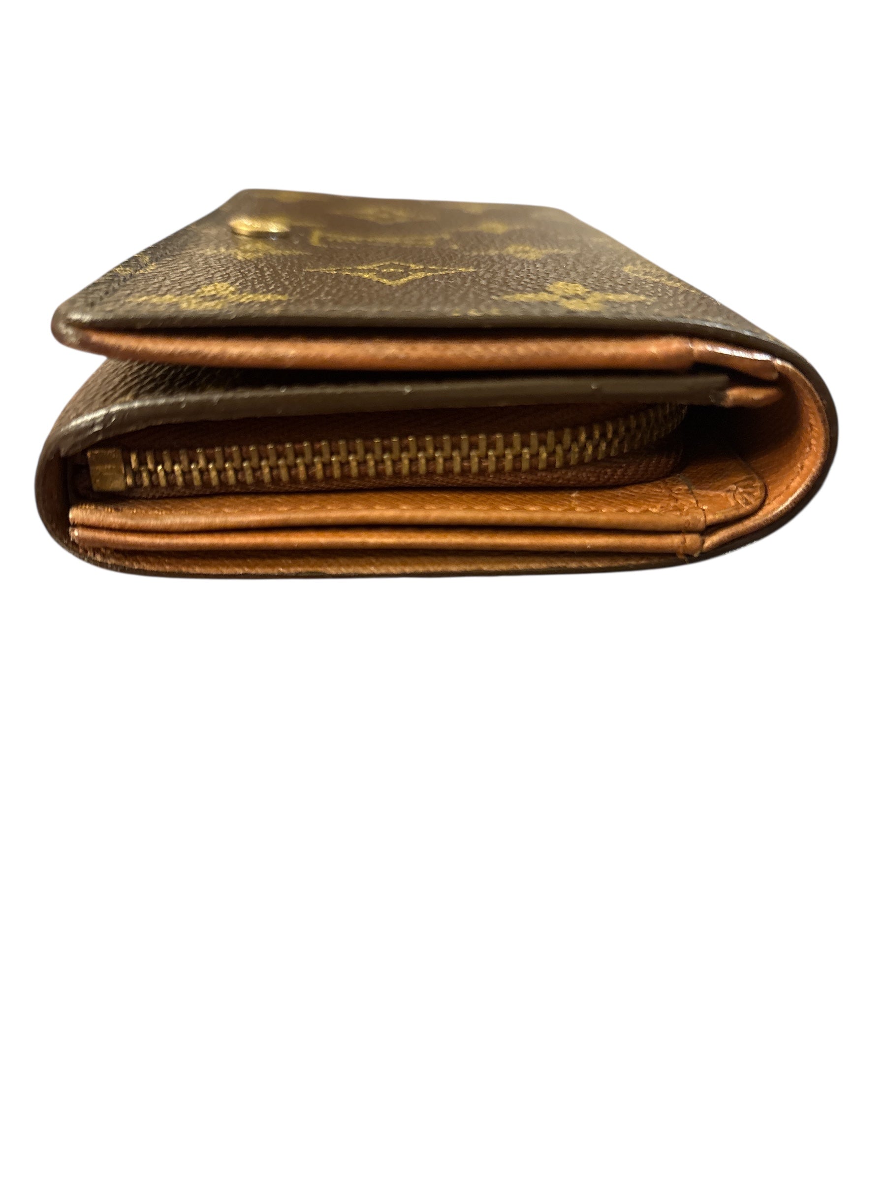 Louis Vuitton Monogram Porte Monnaie Compact Wallet.