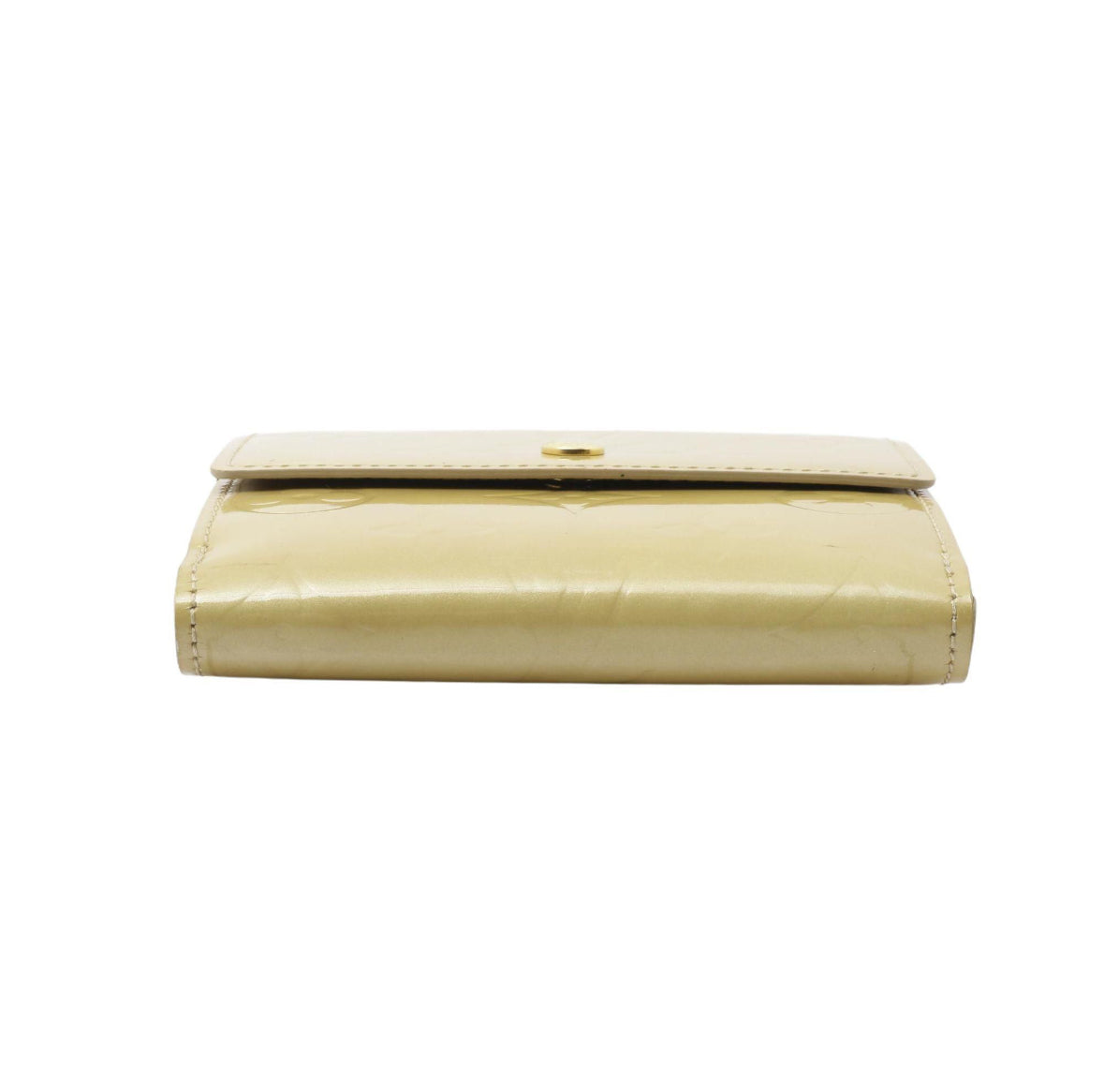 Louis Vuitton Vernis Ludlow Yellow Monogram Embossed Patant Leather.