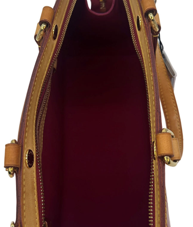 Louis Vuitton Monogram Vernis Brea Handle Bag.