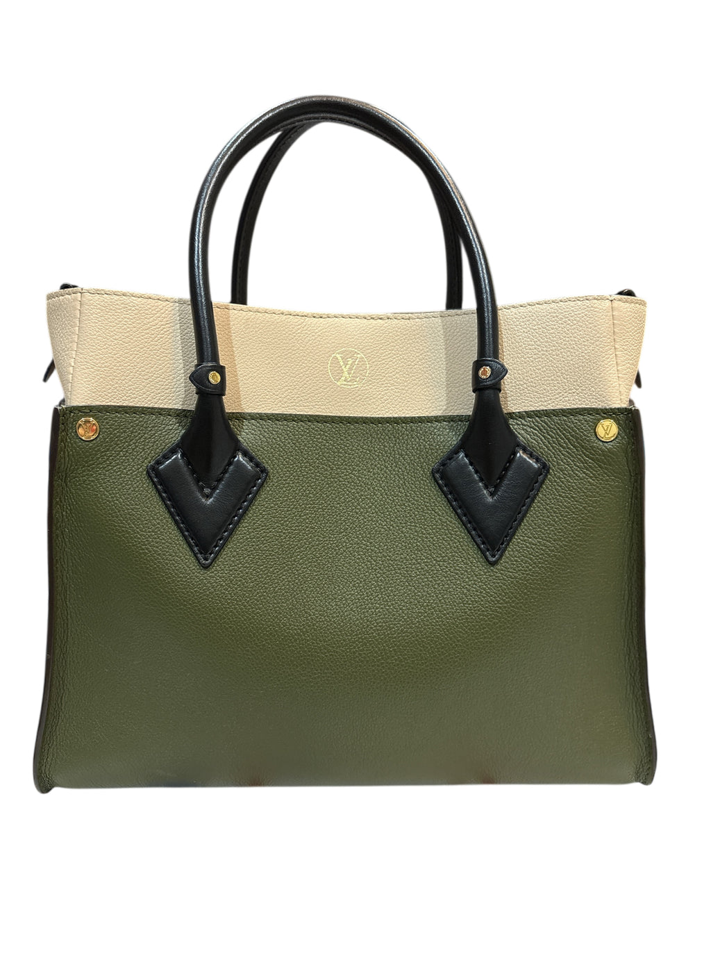 Louis Vuitton On My Side MM Monogram Tote Bag.