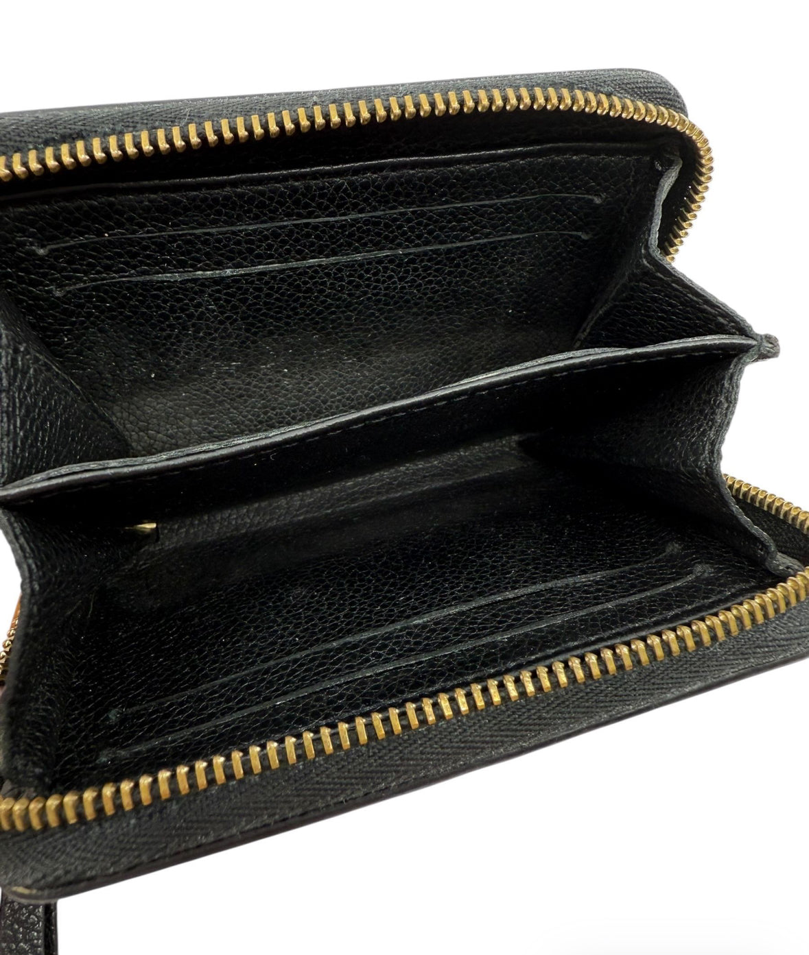 Louis Vuitton Empriente Leather Zippy Card Purse Wallet.