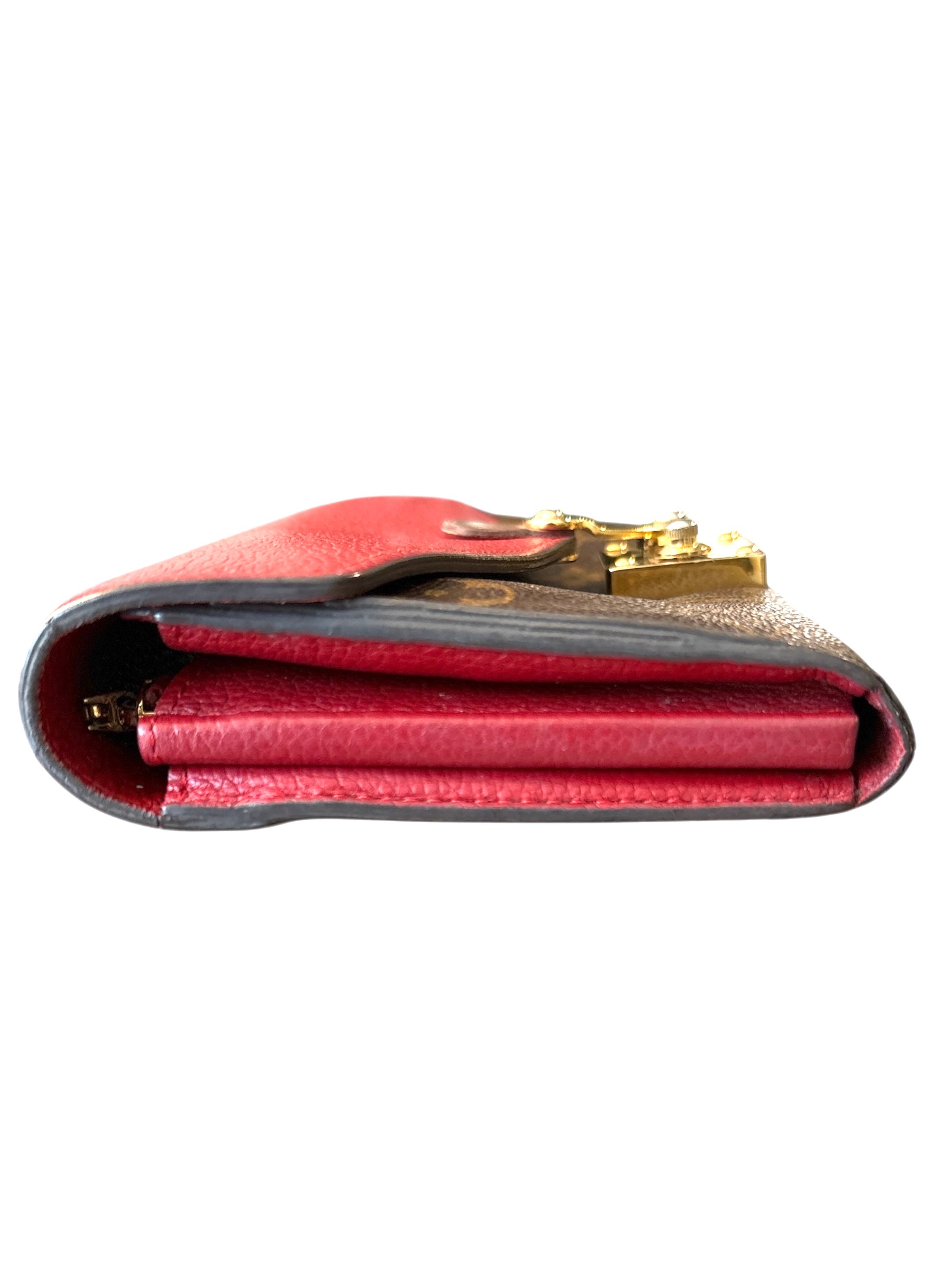 Louis Vuitton Monogram Lallas Wallet Cherry.