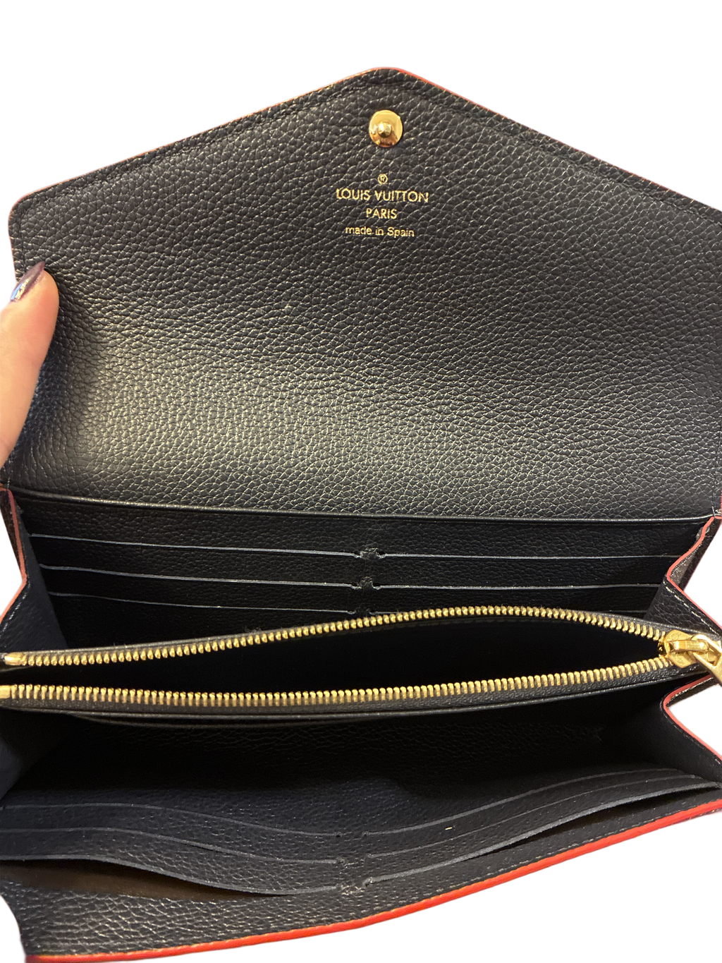Louis Vuitton Blue Infini Monogram Empreinte Sarah NM