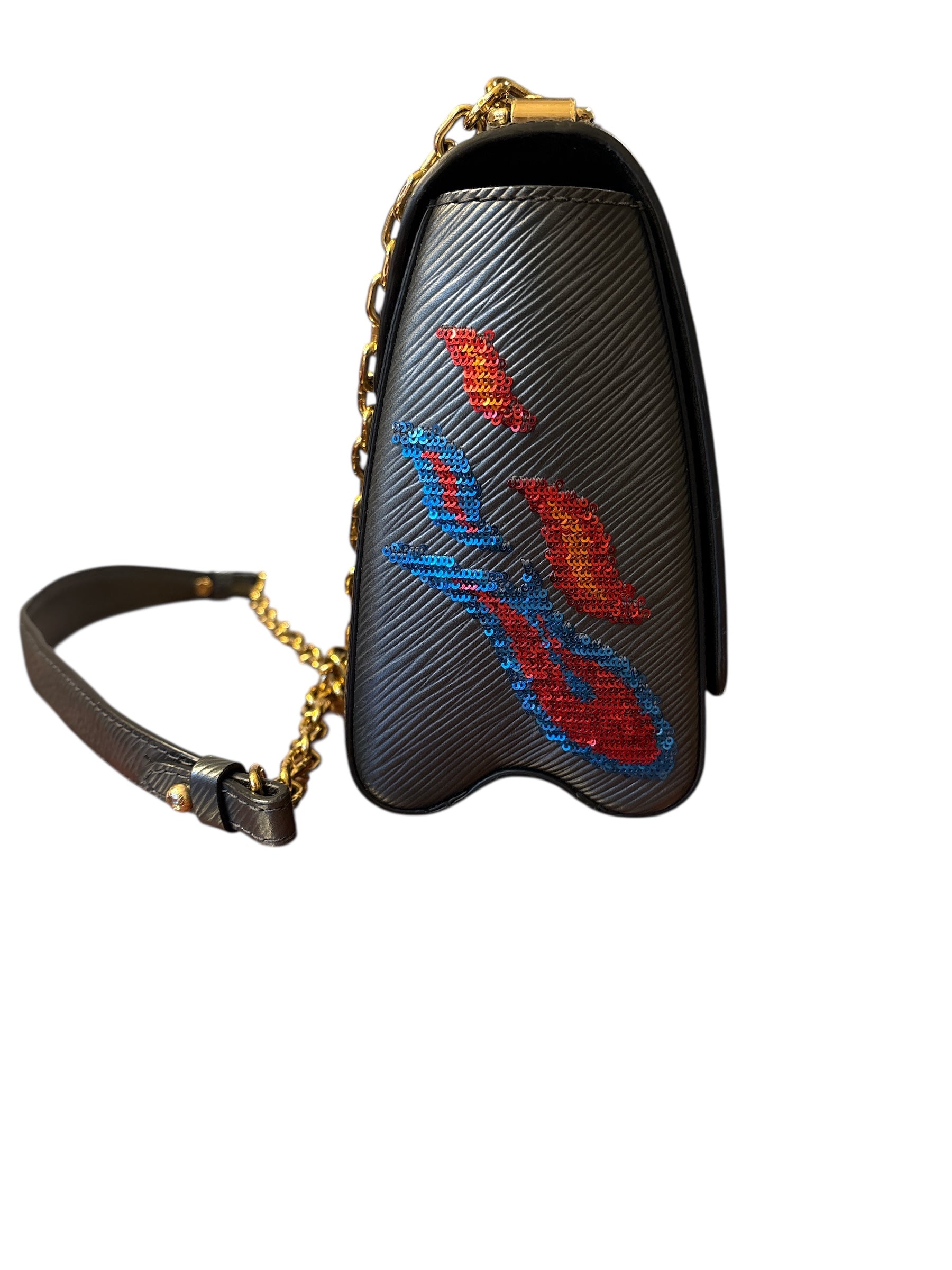 Louis Vuitton Twist handbag Epic Leather Sequin MM.