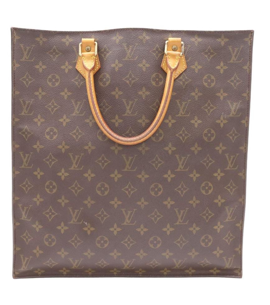 Louis Vuitton Monogram Sac Plat Tote Bag.