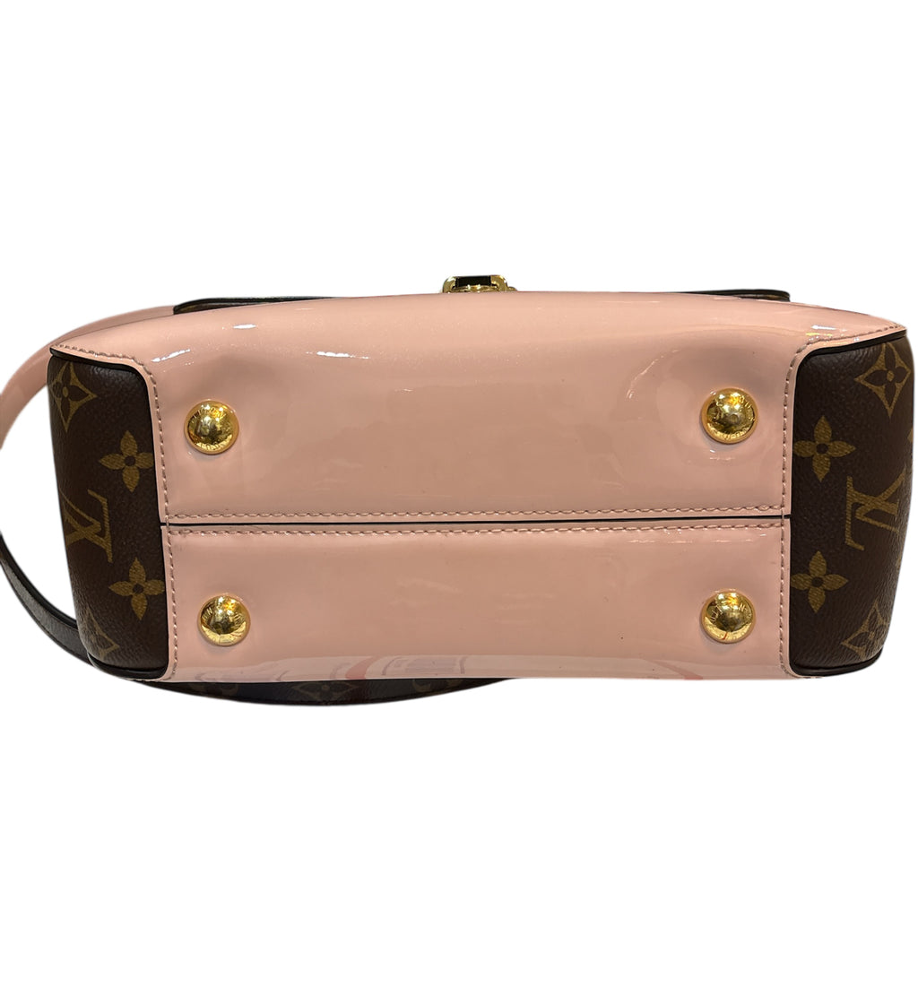 Louis Vuitton Cherrywood BB Vernis Leather Crossbody  bag Pink.