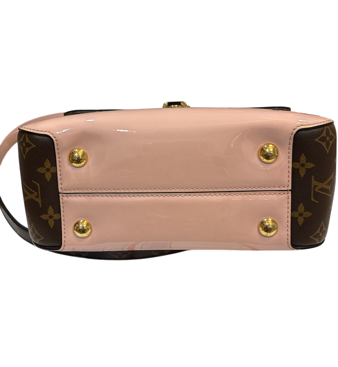 Louis Vuitton Cherrywood BB Vernis Leather Crossbody  bag Pink.