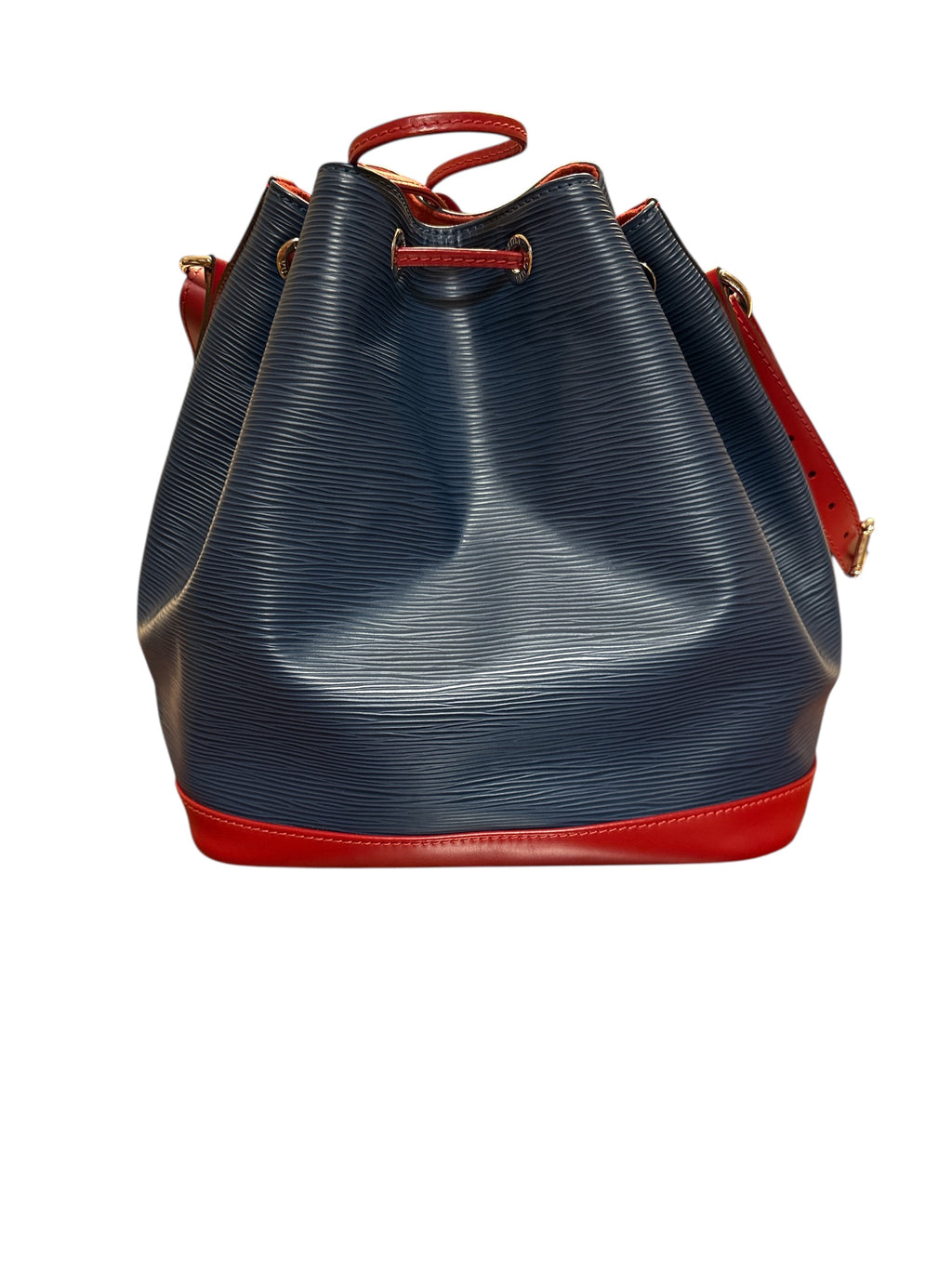 Louis Vuitton Epi Leather Noe Bag Blue.