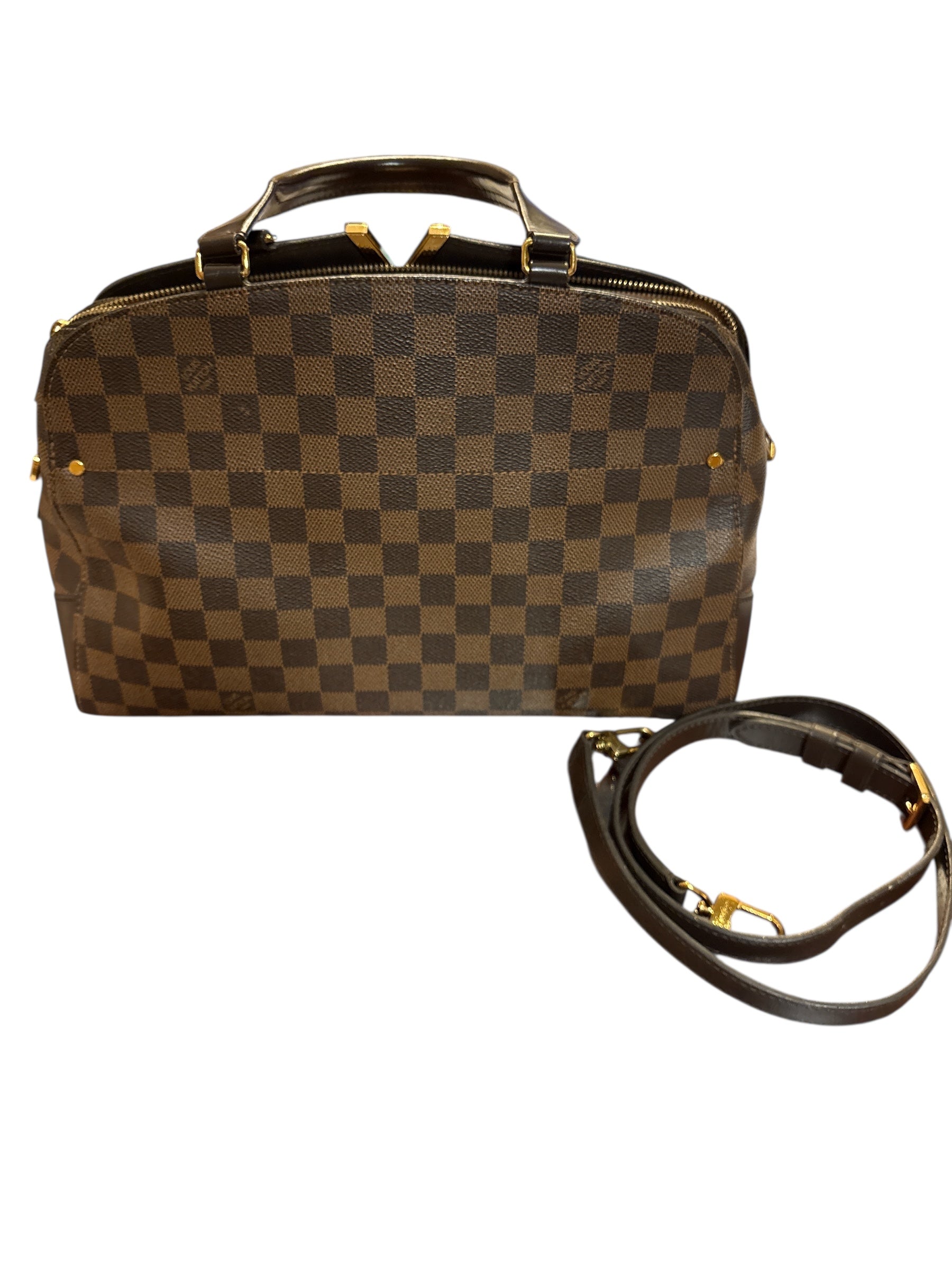 Louis Vuitton Damier Ebene Kensington Bowling Bag.