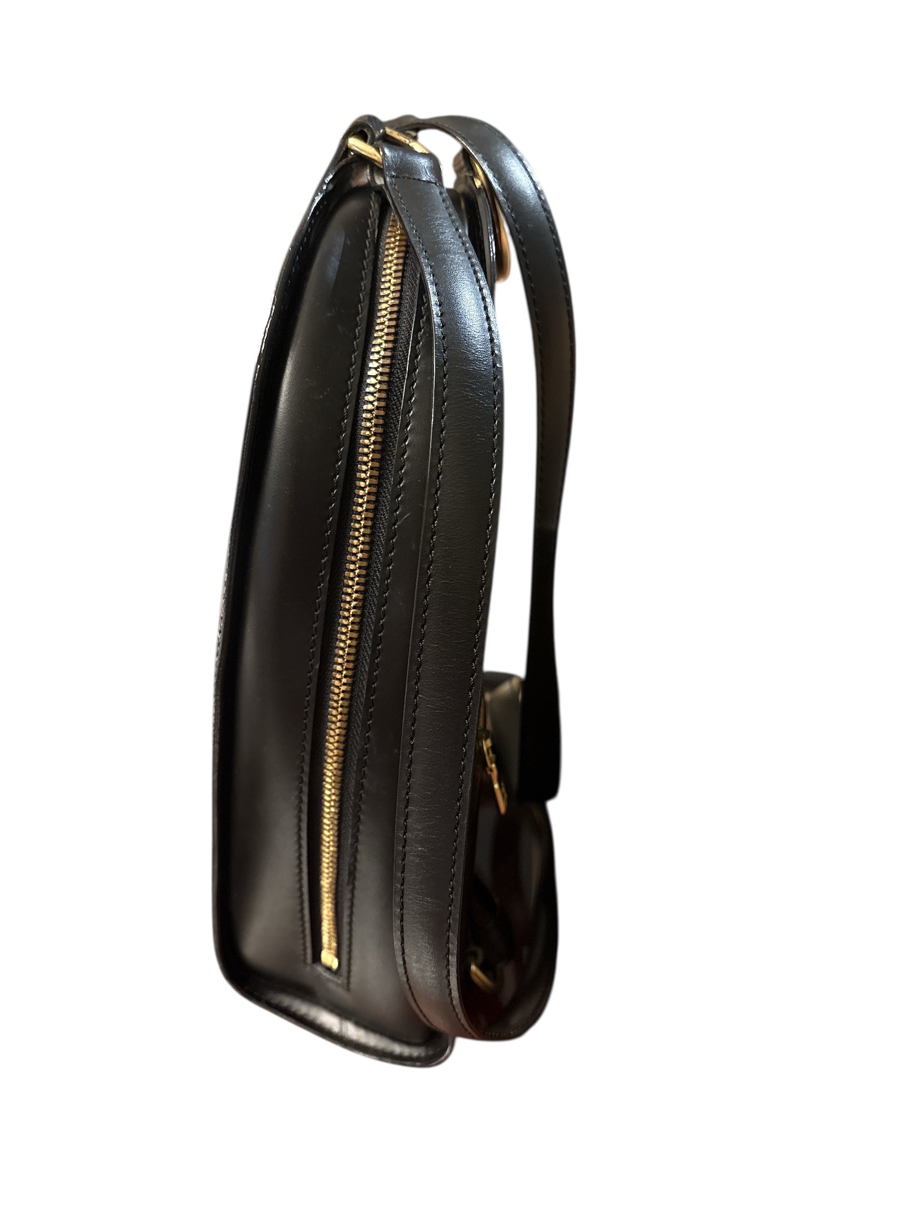 Louis Vuitton Black Epi Mabillon Backpack.