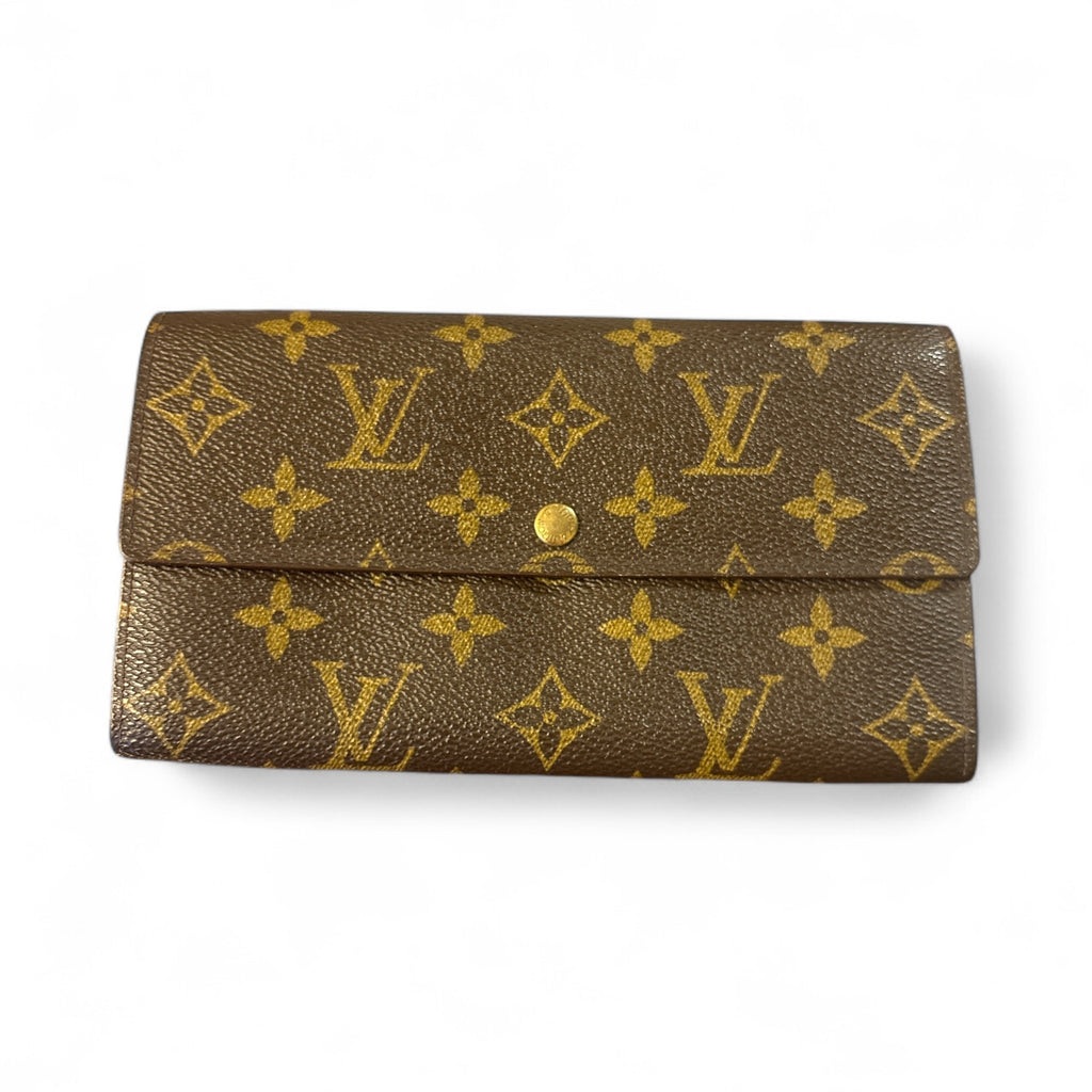 Louis Vuitton Sarah Leather Wallet.