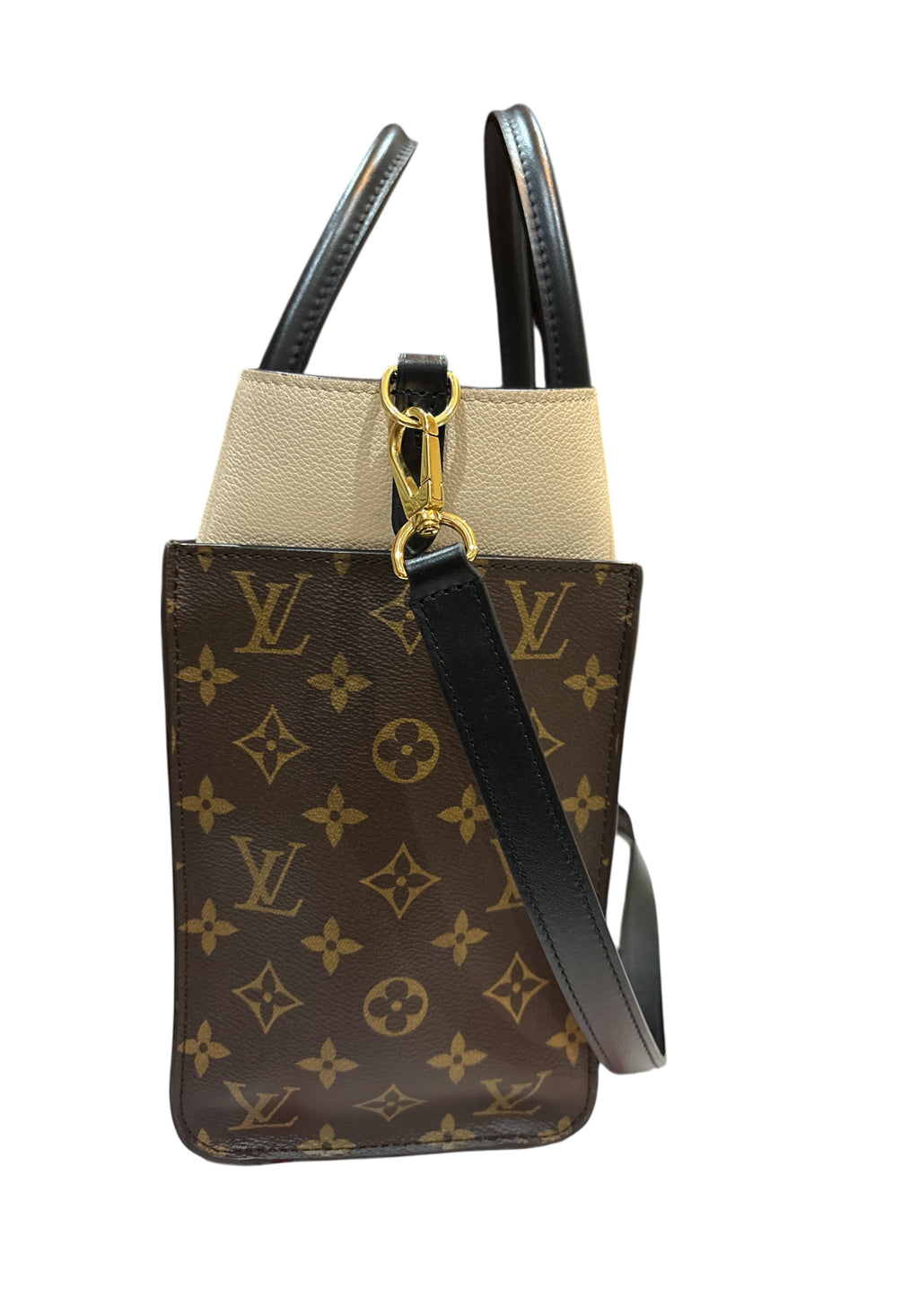 Louis Vuitton On My Side MM Monogram Tote Bag.