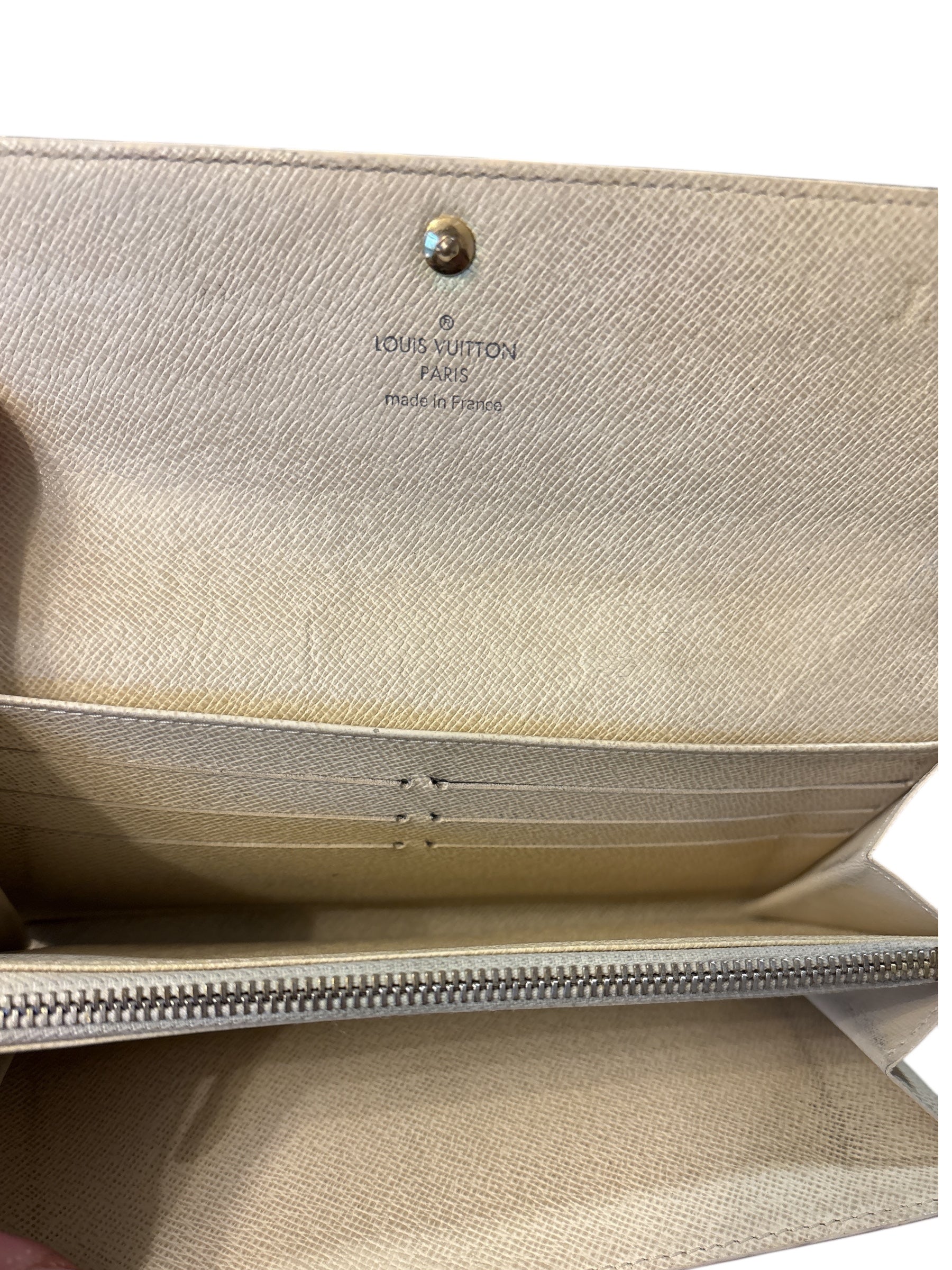 Louis Vuitton Damier Azur Wallet.