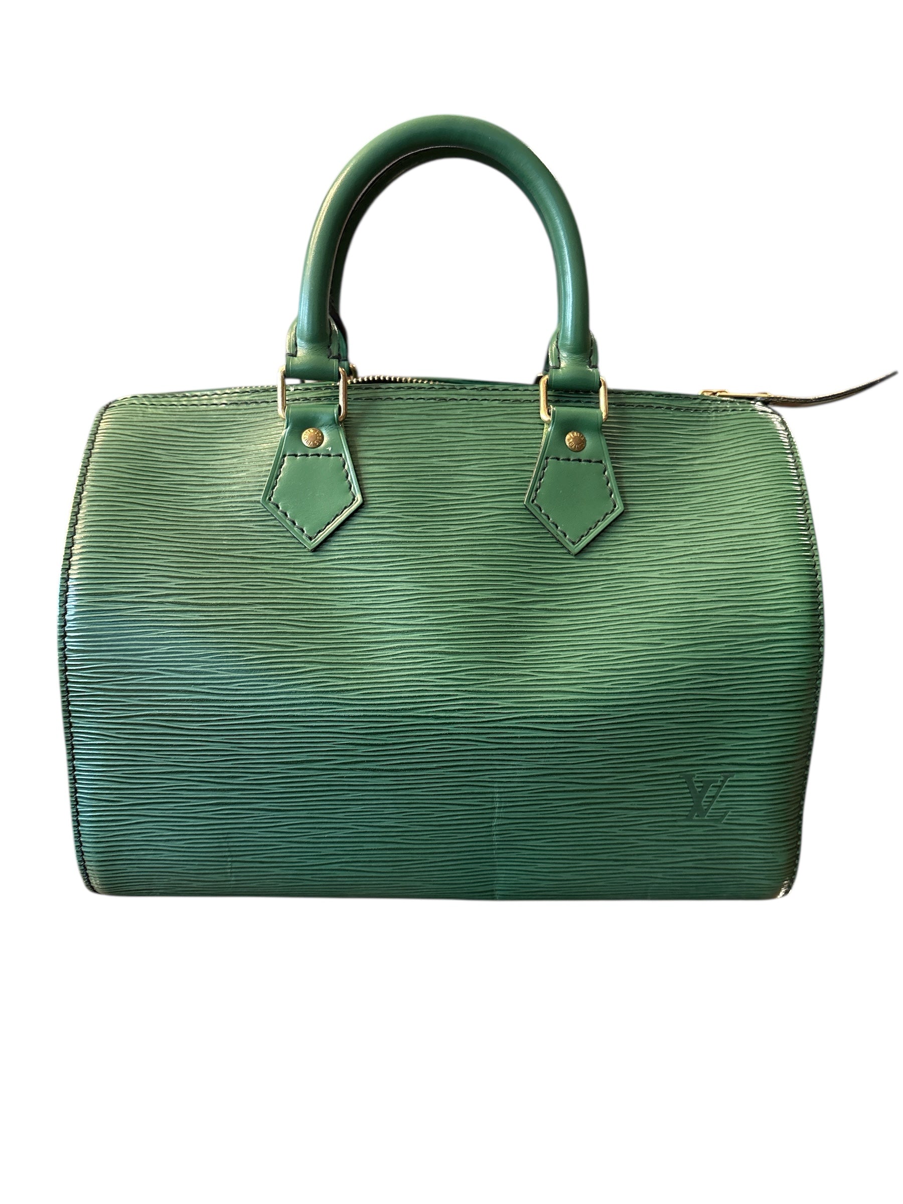Louis Vuitton Green Epi Leather Speedy.
