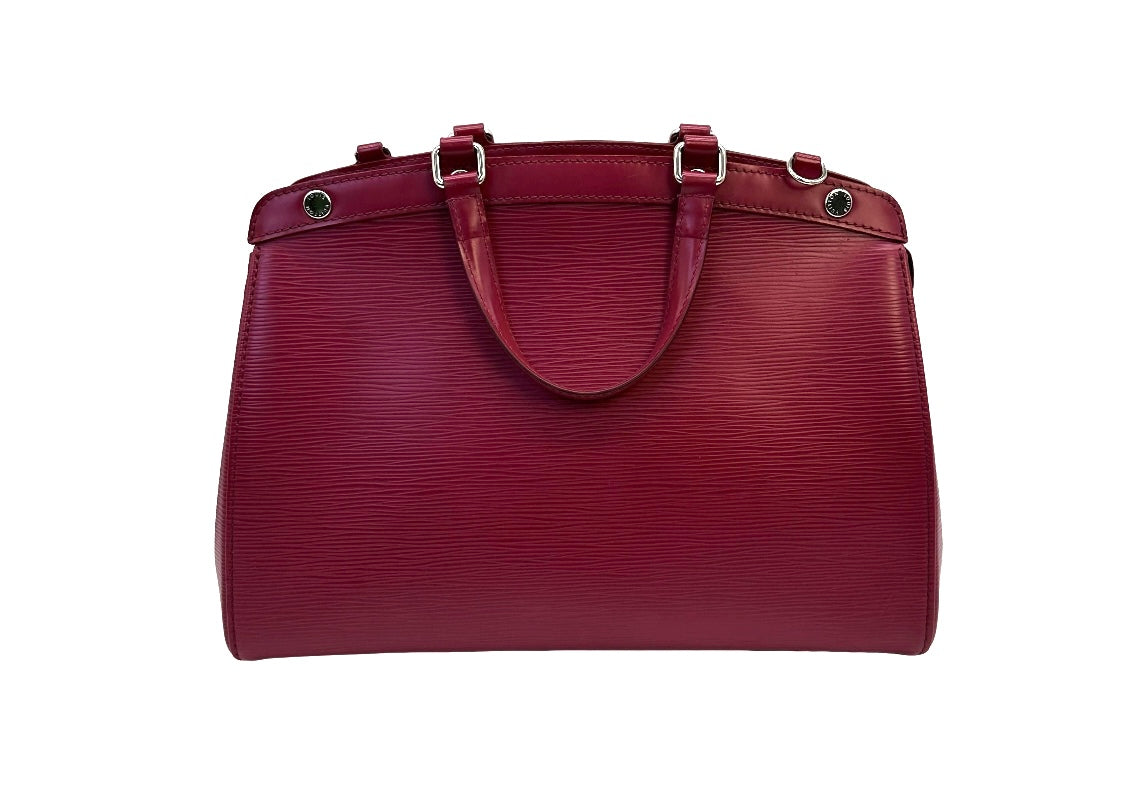 Louis Vuiton Epi Leather Brea MM Rubis.