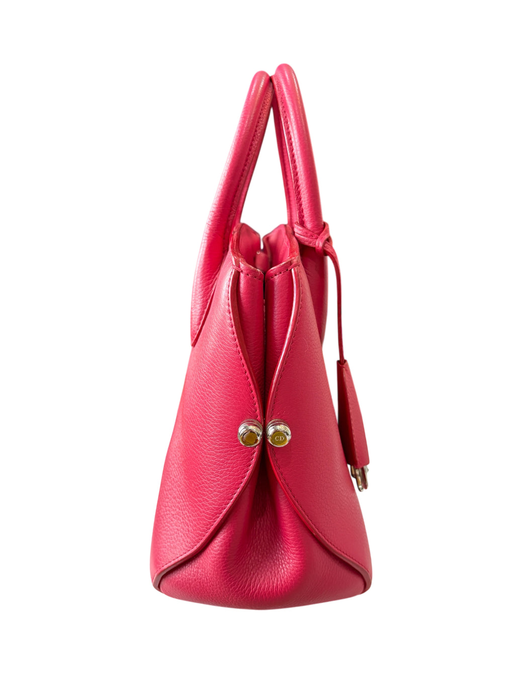 Christian Dior Bar Bag Leather Pink.