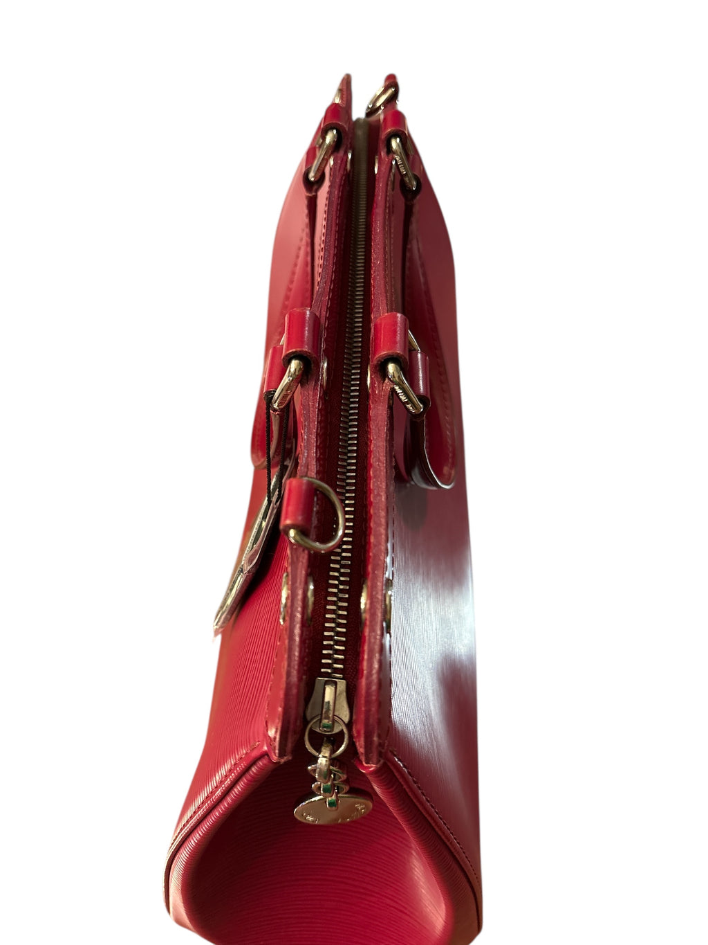 Louis Vuiton Epi Leather Brea MM Rubis.