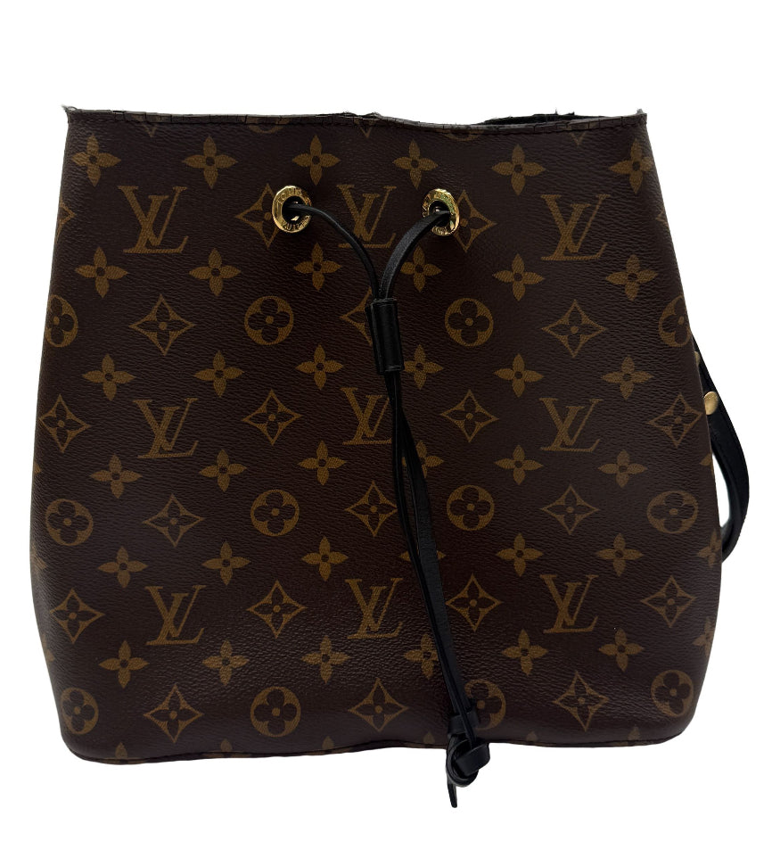 Louis Vuitton LV Monogram Brown Bucket Bags.