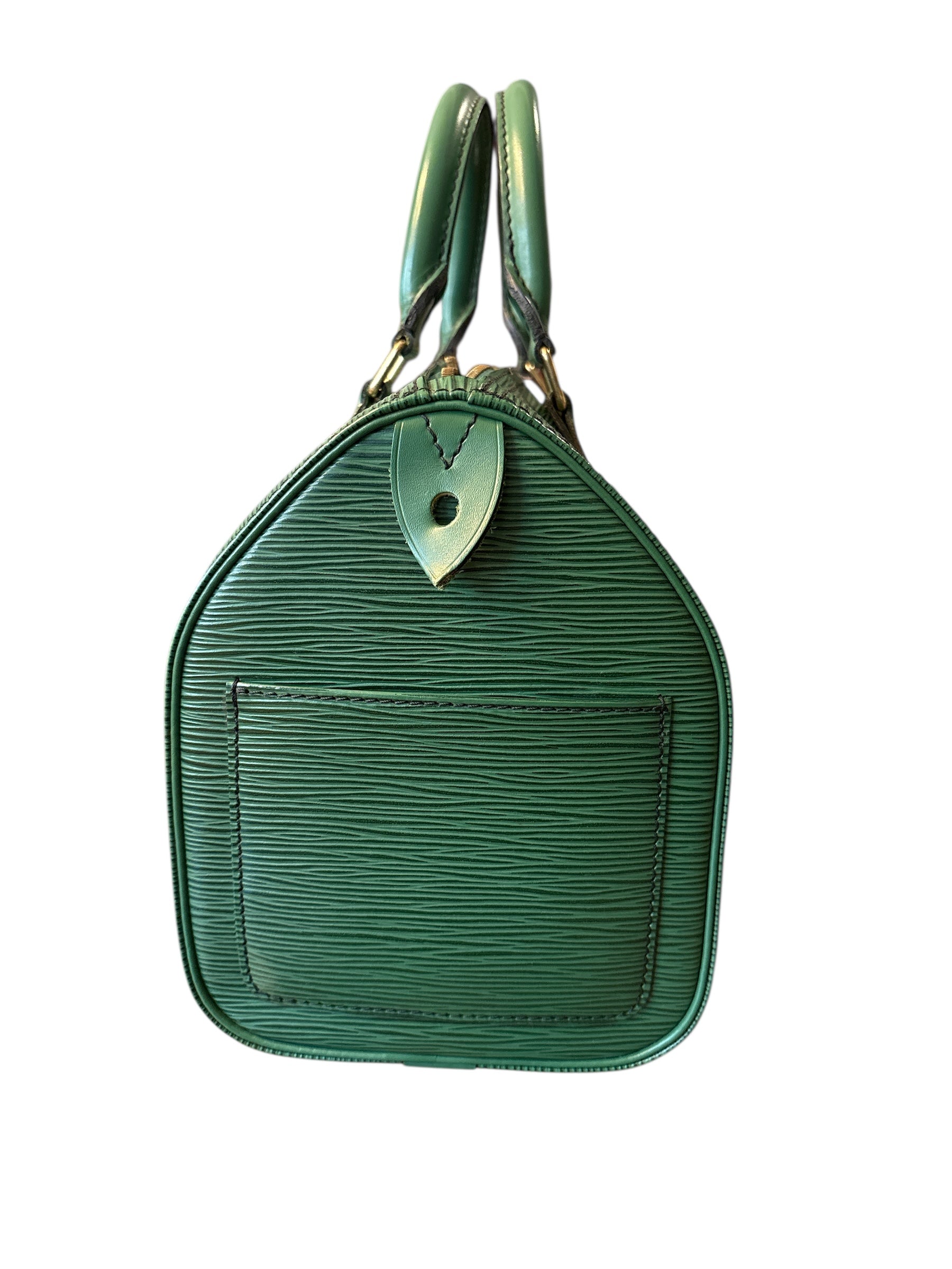 Louis Vuitton Green Epi Leather Speedy.