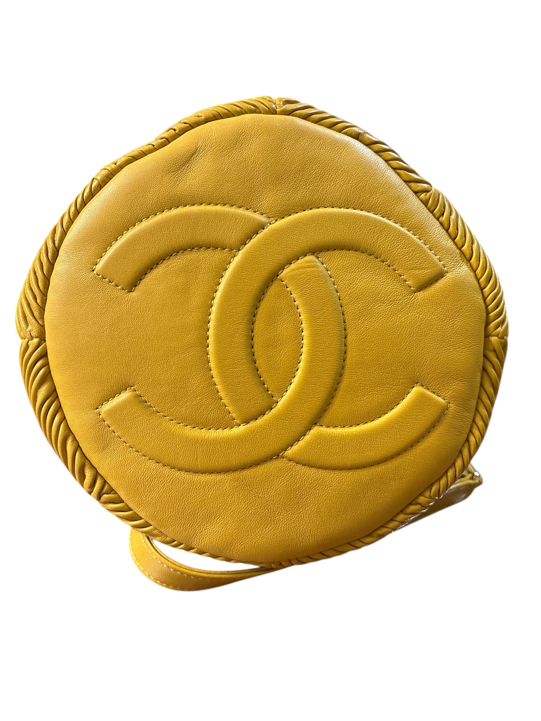Chanel Chevron Bucket Bag.