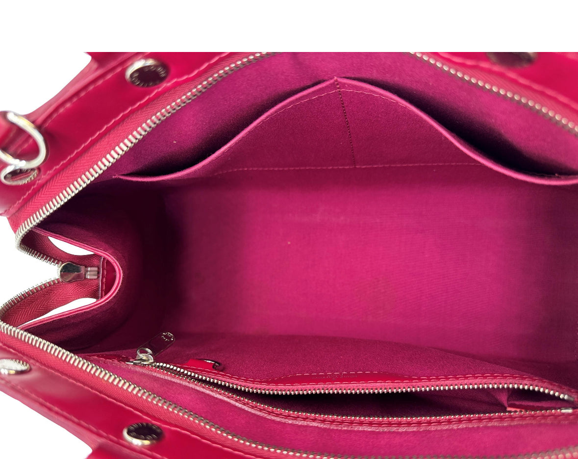 Louis Vuiton Epi Leather Brea MM Rubis.