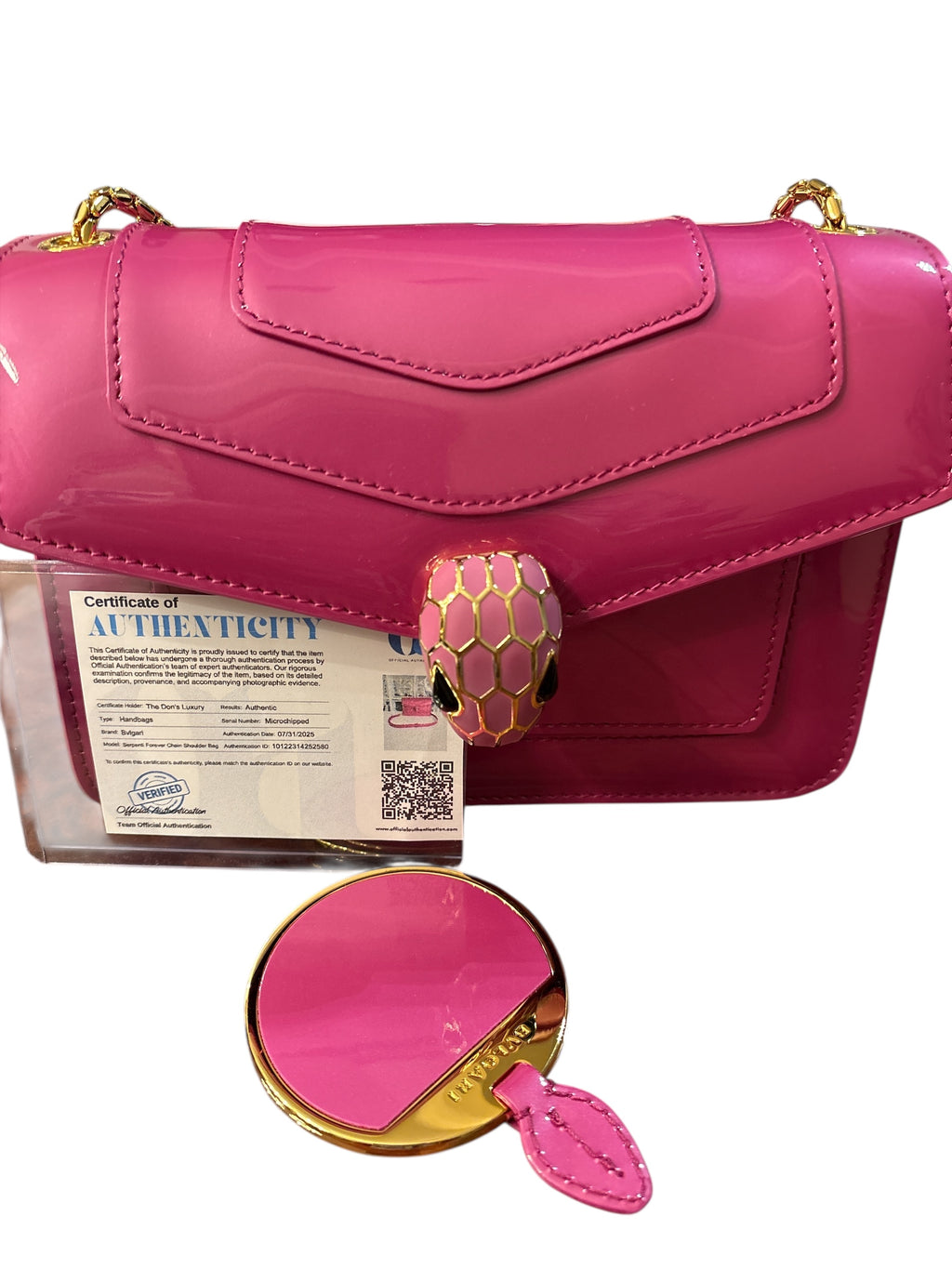BVLGARI Serpenti Patent Small.