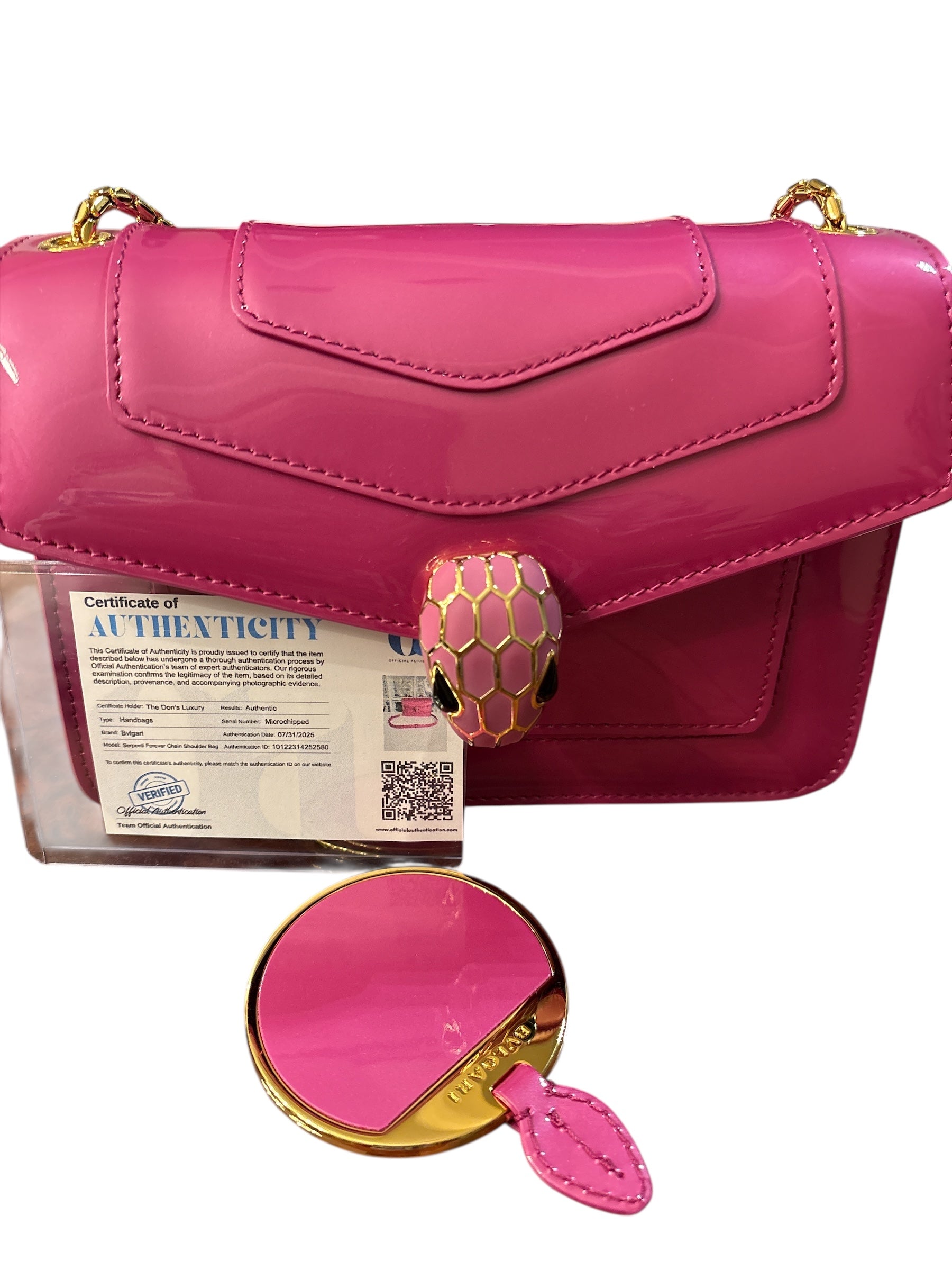 BVLGARI Serpenti Patent Small.