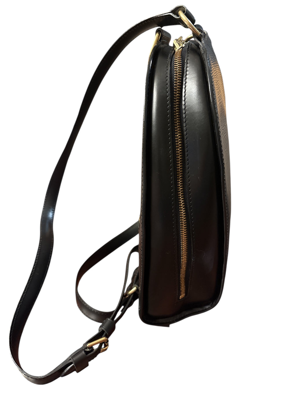 Louis Vuitton Black Epi Mabillon Backpack.