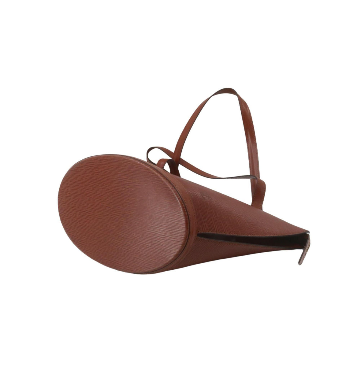Louis Vuitton Epi Brown Leather Saint Jacques Handbag.