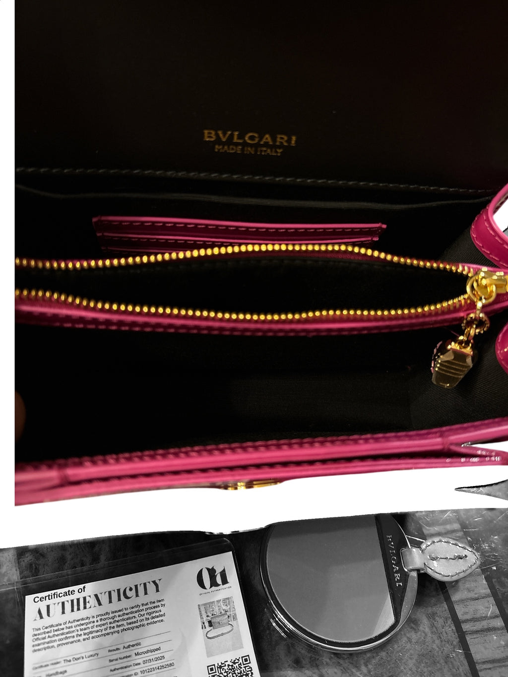 BVLGARI Serpenti Patent Small.