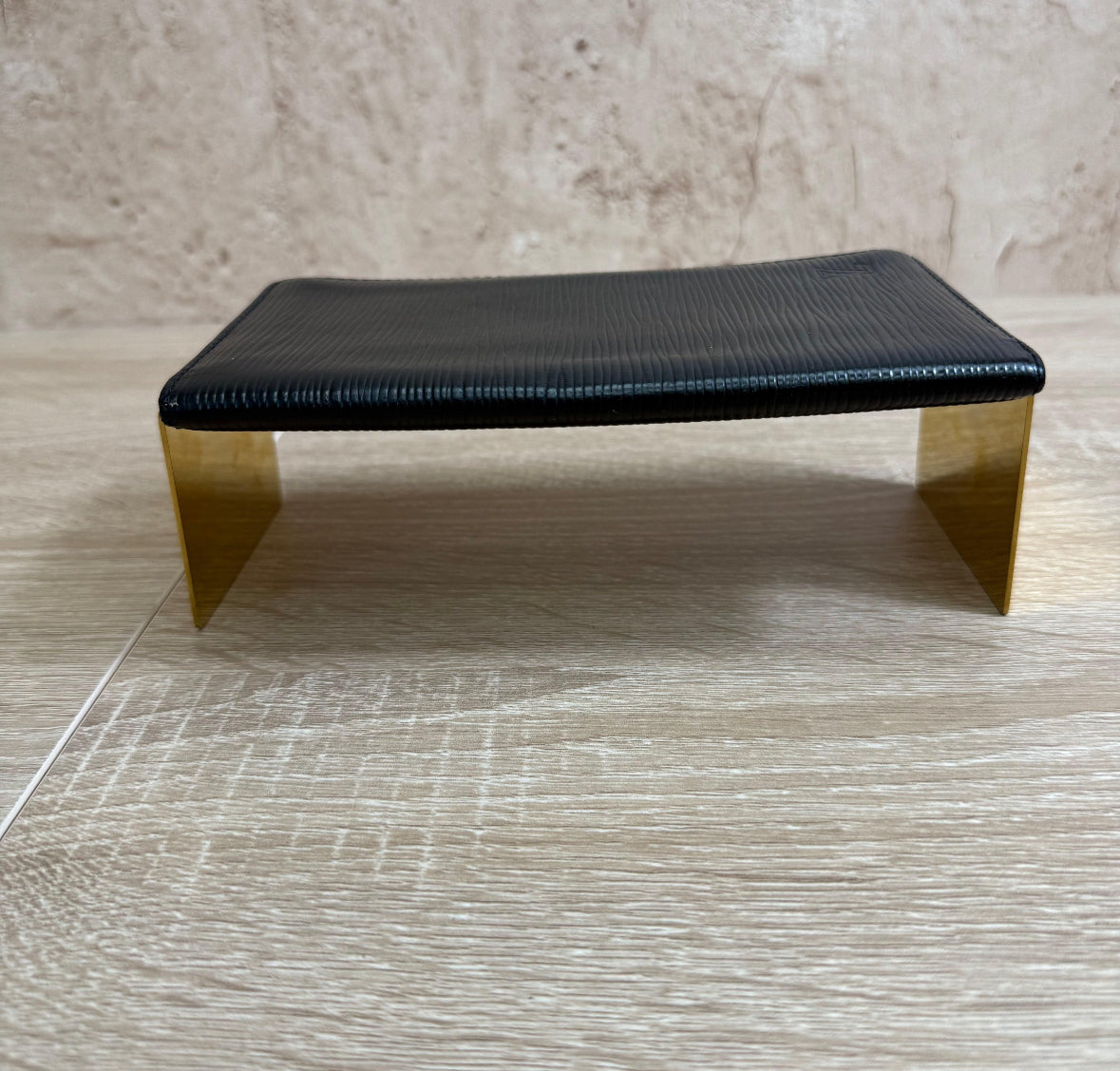 Louis Vuitton Black Epi Long Wallet.