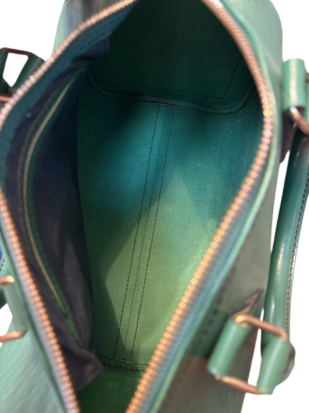 Louis Vuitton Green Epi Leather Speedy.