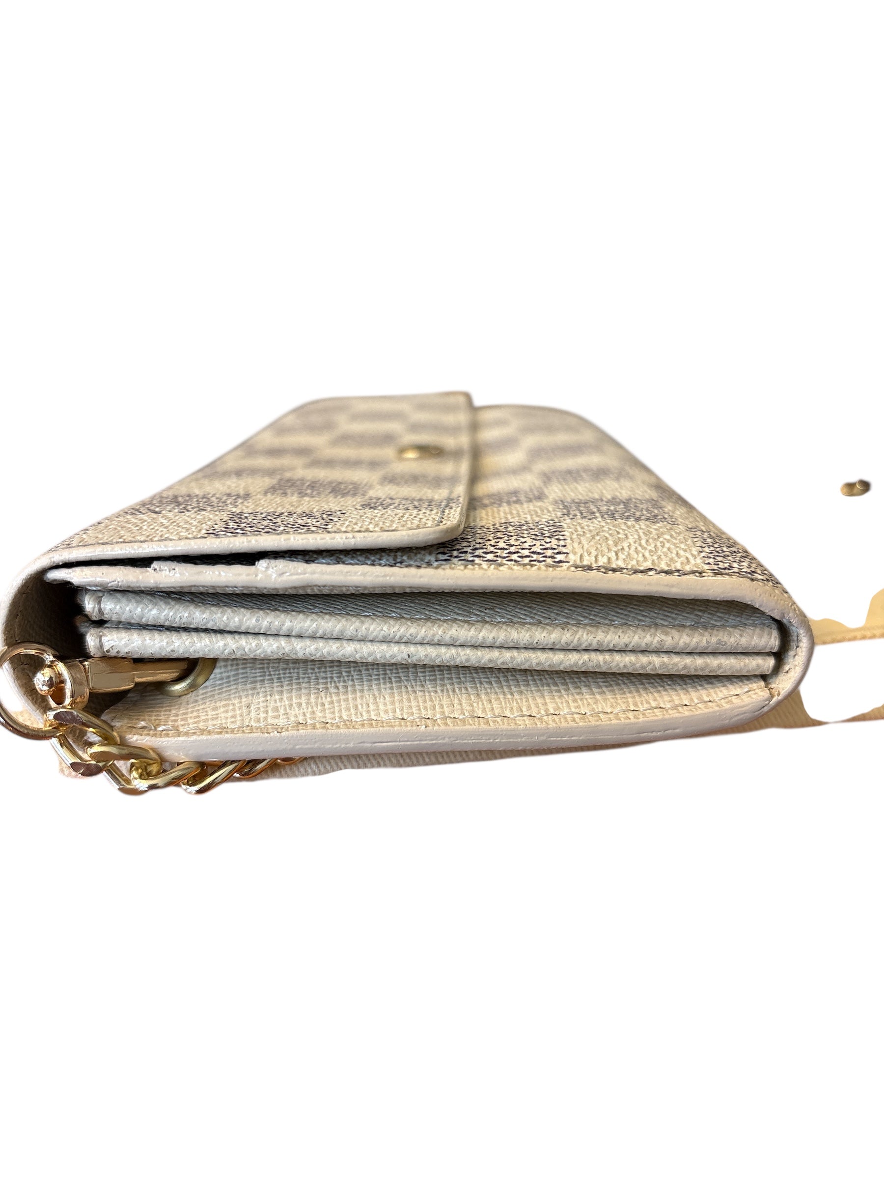 Louis Vuitton Damier Azur Porterfeuille Sarah Long Wallet.