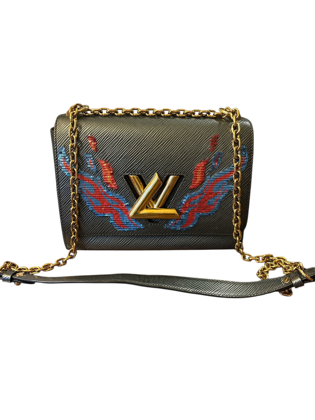 Louis Vuitton Twist handbag Epic Leather Sequin MM.