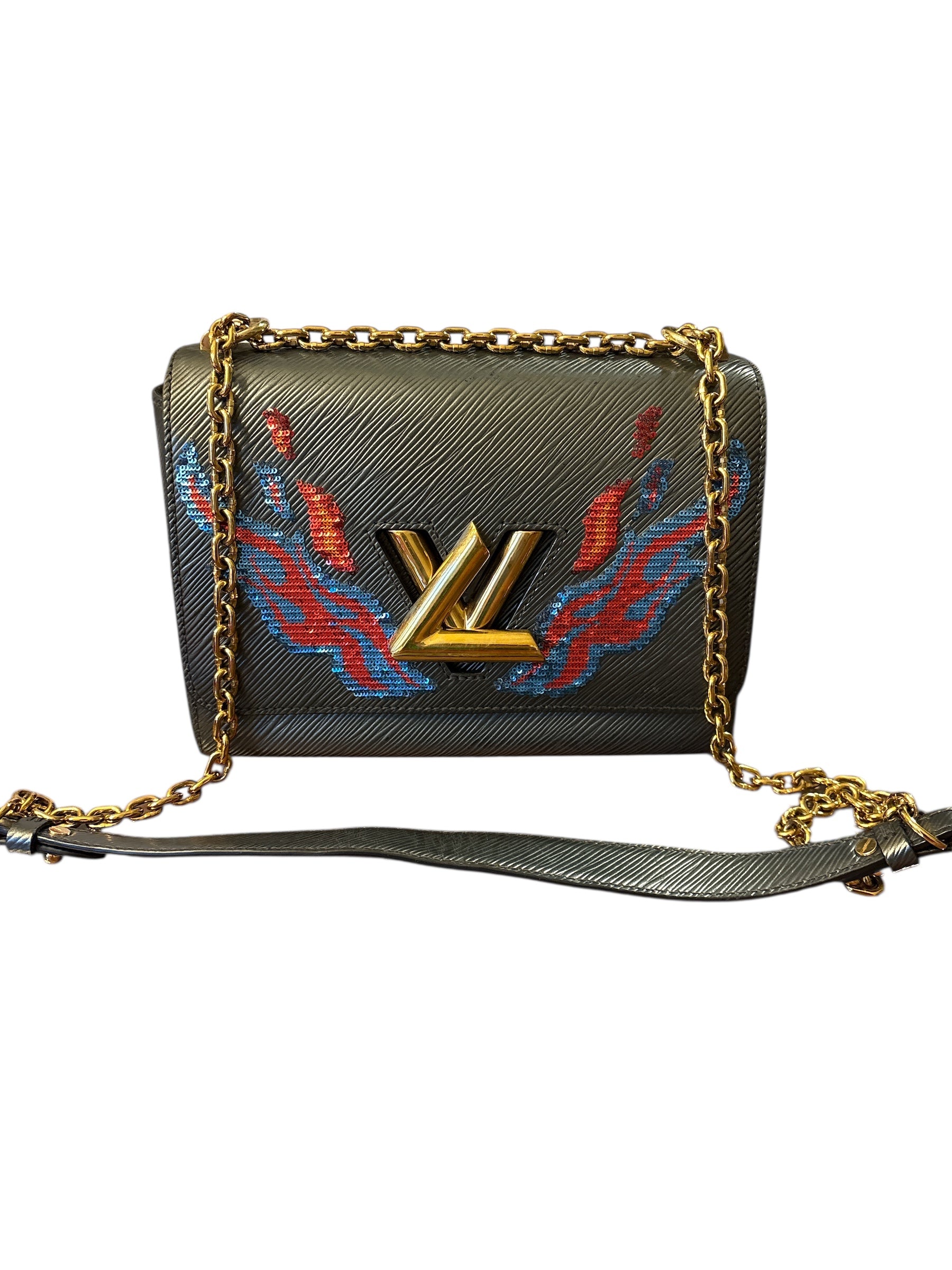 Louis Vuitton Twist handbag Epic Leather Sequin MM.
