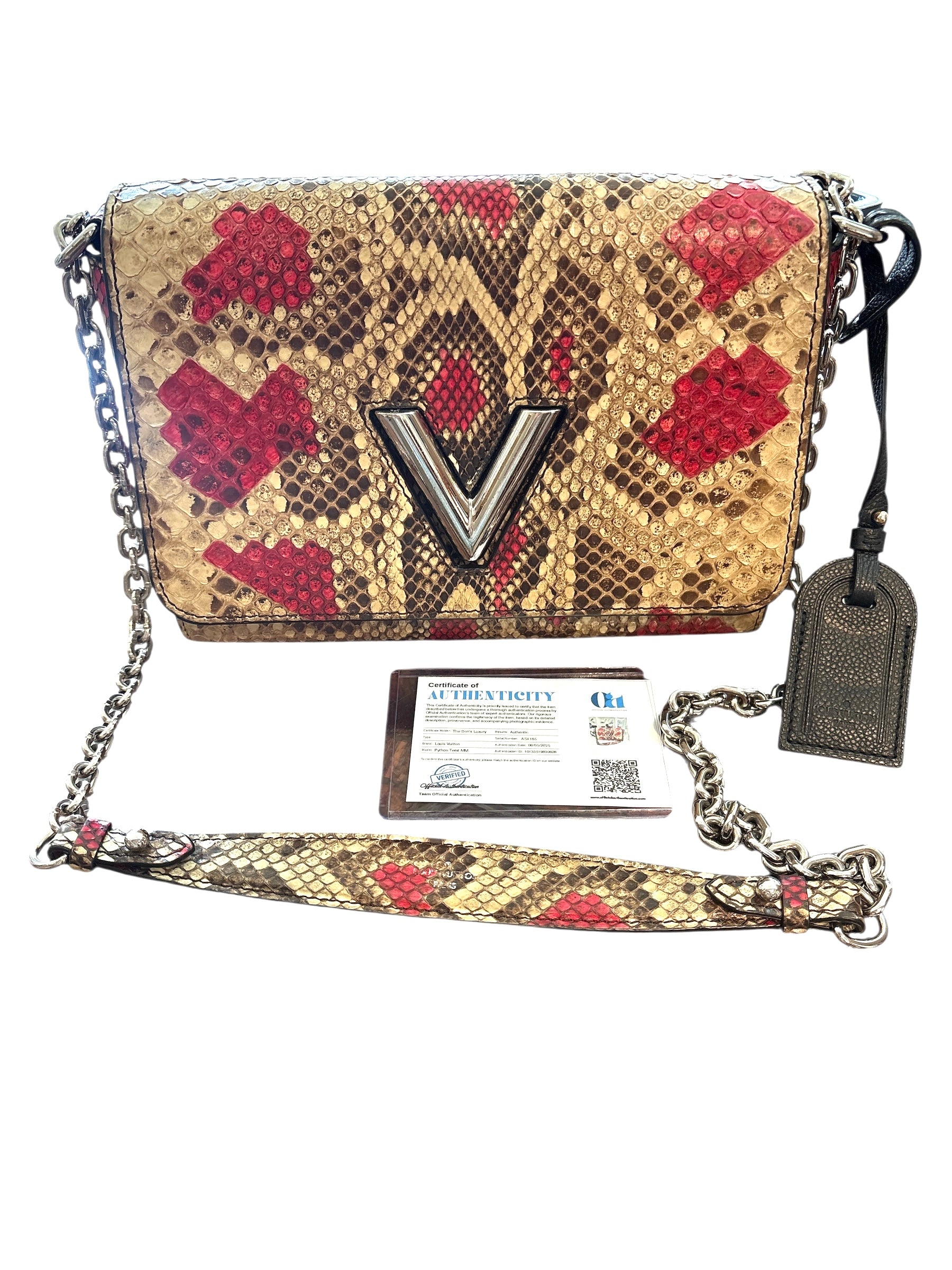 Louis Vuitton Twist Mm Python.