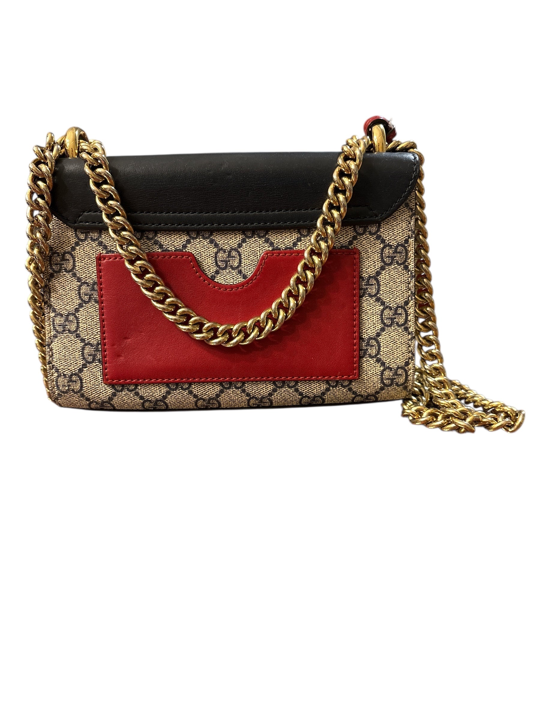 Gucci GG Supreme Monogram Moon Calfskin Small Padlock.
